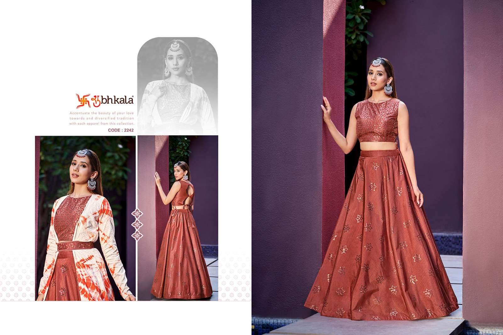 Girly Vol-24 By Shubhkala 2241 To 2245 Series Bridal Wear Collection Beautiful Stylish Colorful Fancy Party Wear & Occasional Wear Art Silk/Chiffon Lehengas At Wholesale Price