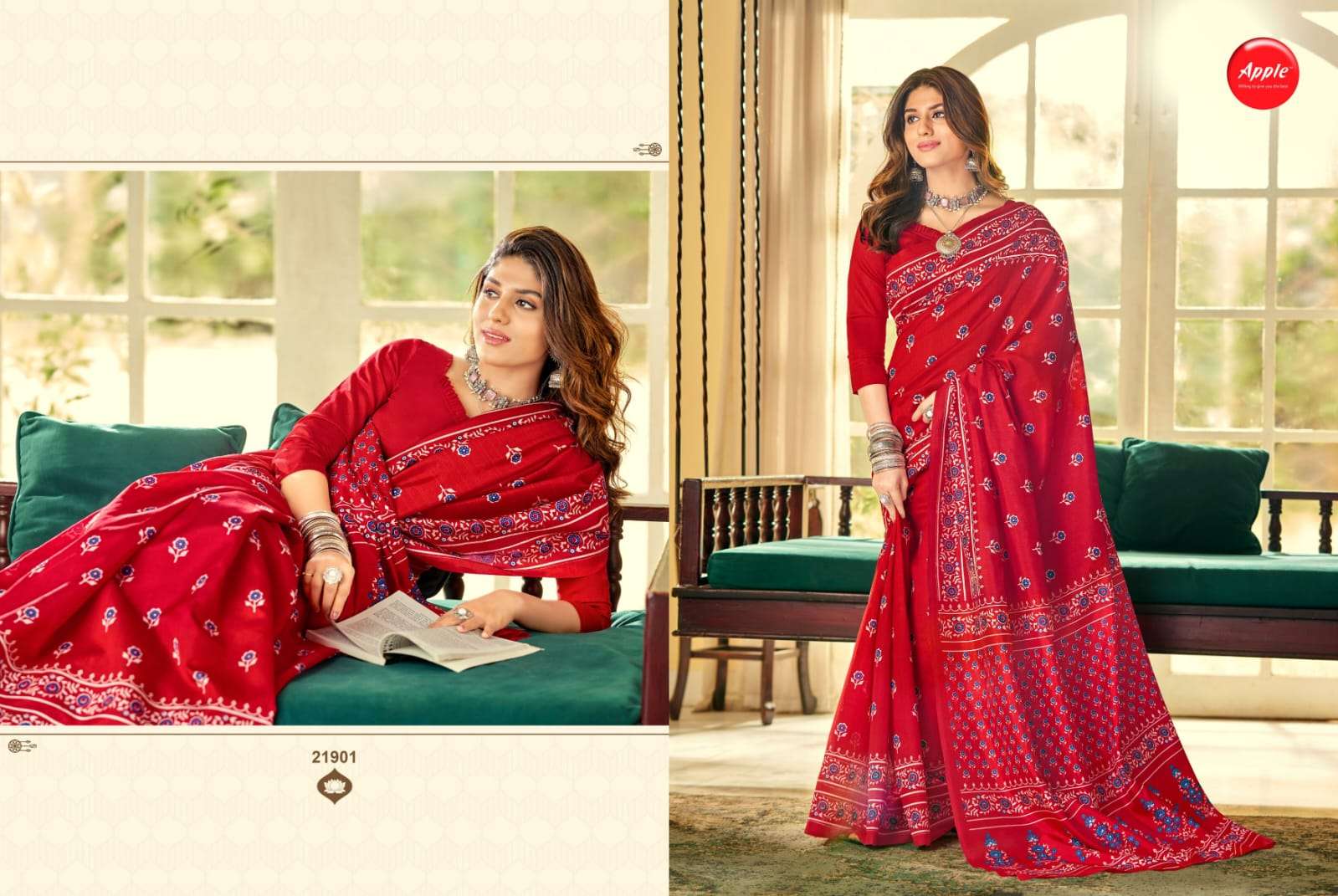 Womaniya Vol-21 By Apple 21901 To 21912 Series Indian Traditional Wear Collection Beautiful Stylish Fancy Colorful Party Wear & Occasional Wear Bhagalpuri Sarees At Wholesale Price