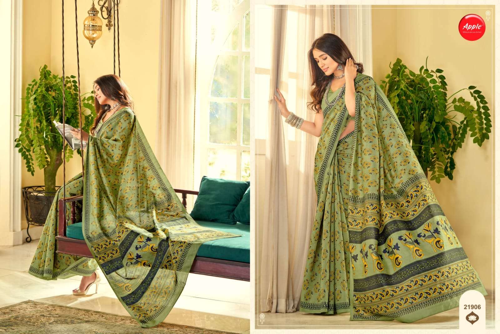 Womaniya Vol-21 By Apple 21901 To 21912 Series Indian Traditional Wear Collection Beautiful Stylish Fancy Colorful Party Wear & Occasional Wear Bhagalpuri Sarees At Wholesale Price