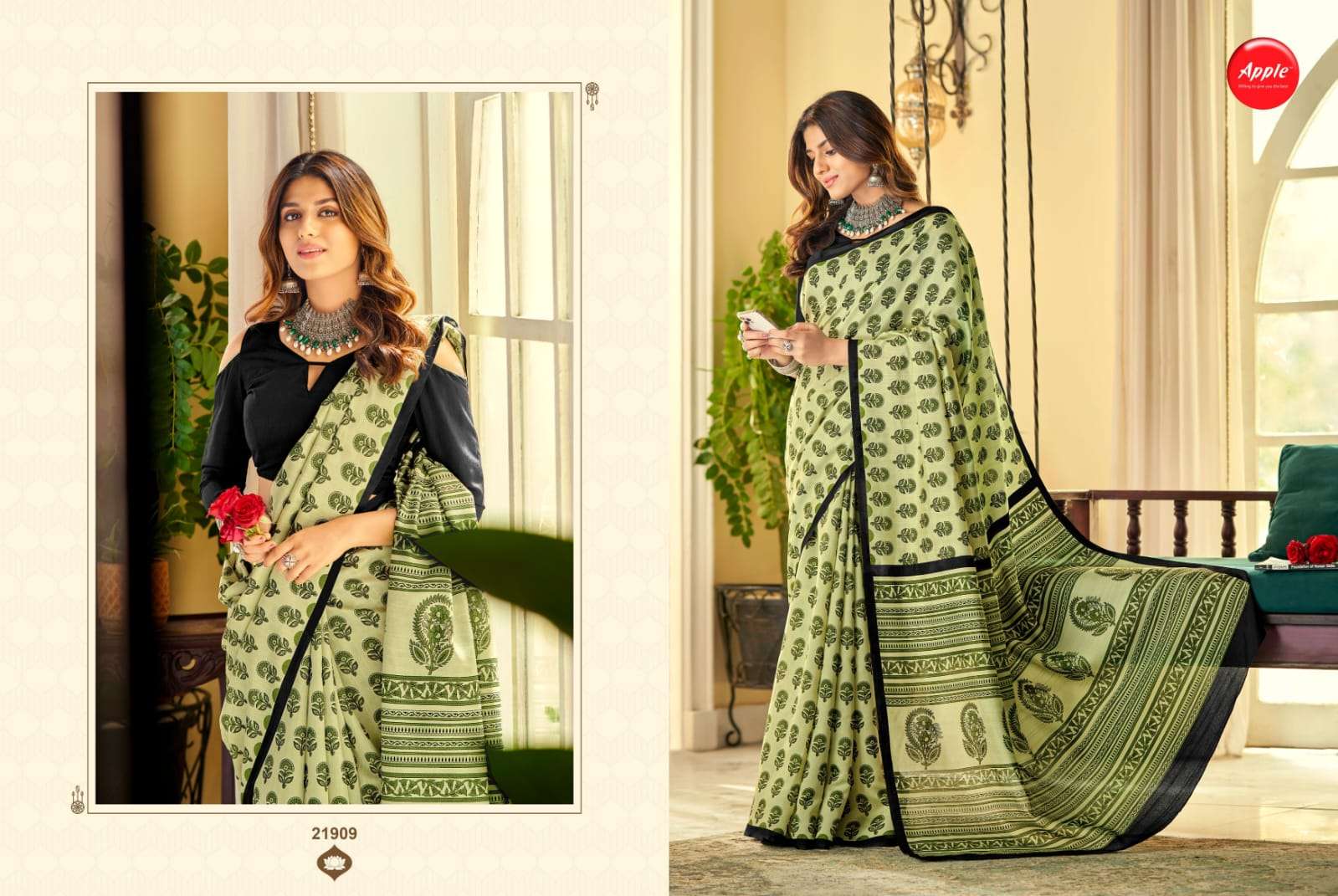 Womaniya Vol-21 By Apple 21901 To 21912 Series Indian Traditional Wear Collection Beautiful Stylish Fancy Colorful Party Wear & Occasional Wear Bhagalpuri Sarees At Wholesale Price