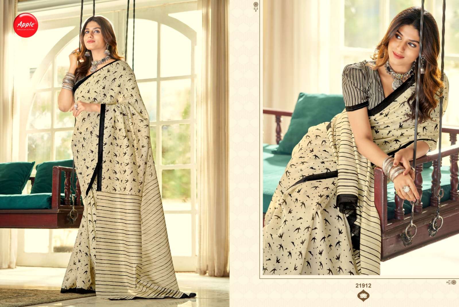 Womaniya Vol-21 By Apple 21901 To 21912 Series Indian Traditional Wear Collection Beautiful Stylish Fancy Colorful Party Wear & Occasional Wear Bhagalpuri Sarees At Wholesale Price