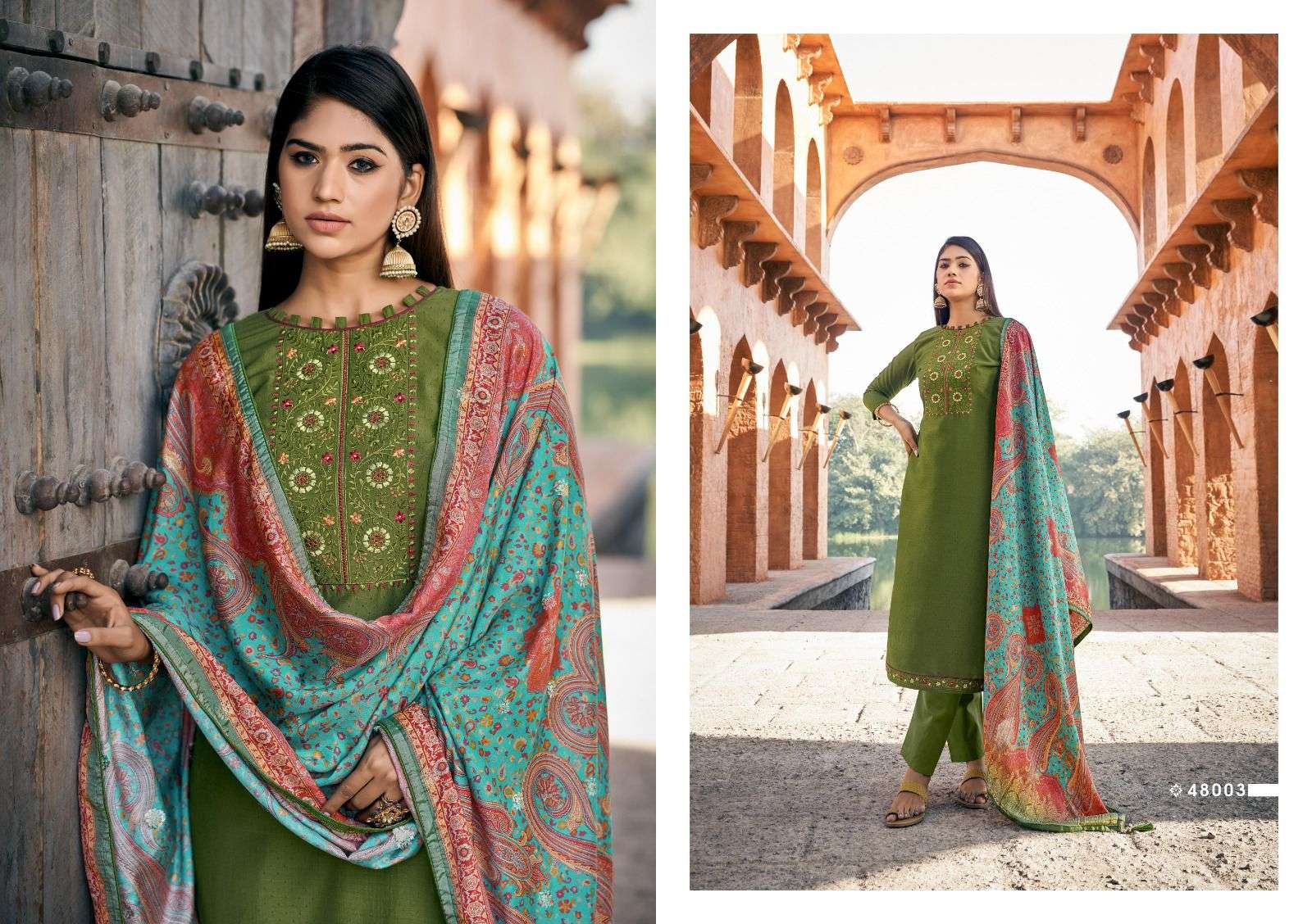 Kaveri Vol-5 By Nishant Fashion 48001 To 48006 Series Beautiful Suits Colorful Stylish Fancy Casual Wear & Ethnic Wear Soft Cotton Silk Dresses At Wholesale Price