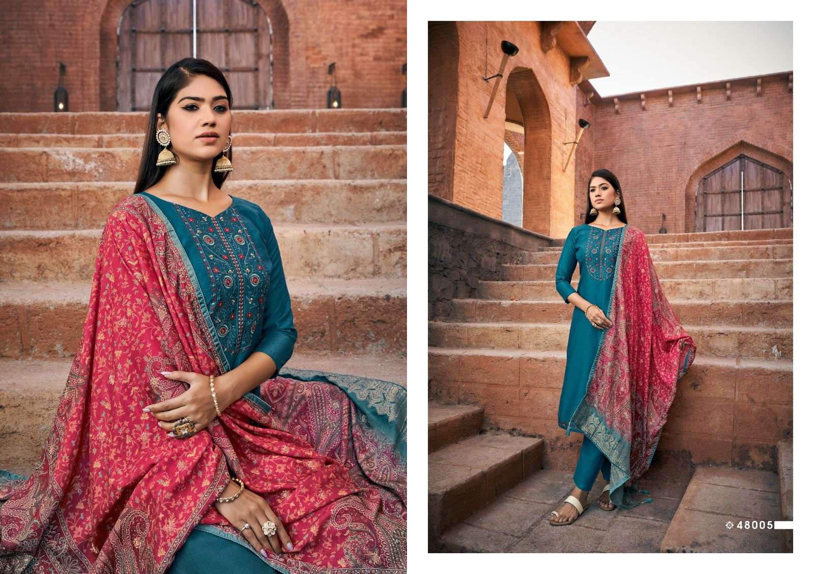 Kaveri Vol-5 By Nishant Fashion 48001 To 48006 Series Beautiful Suits Colorful Stylish Fancy Casual Wear & Ethnic Wear Soft Cotton Silk Dresses At Wholesale Price