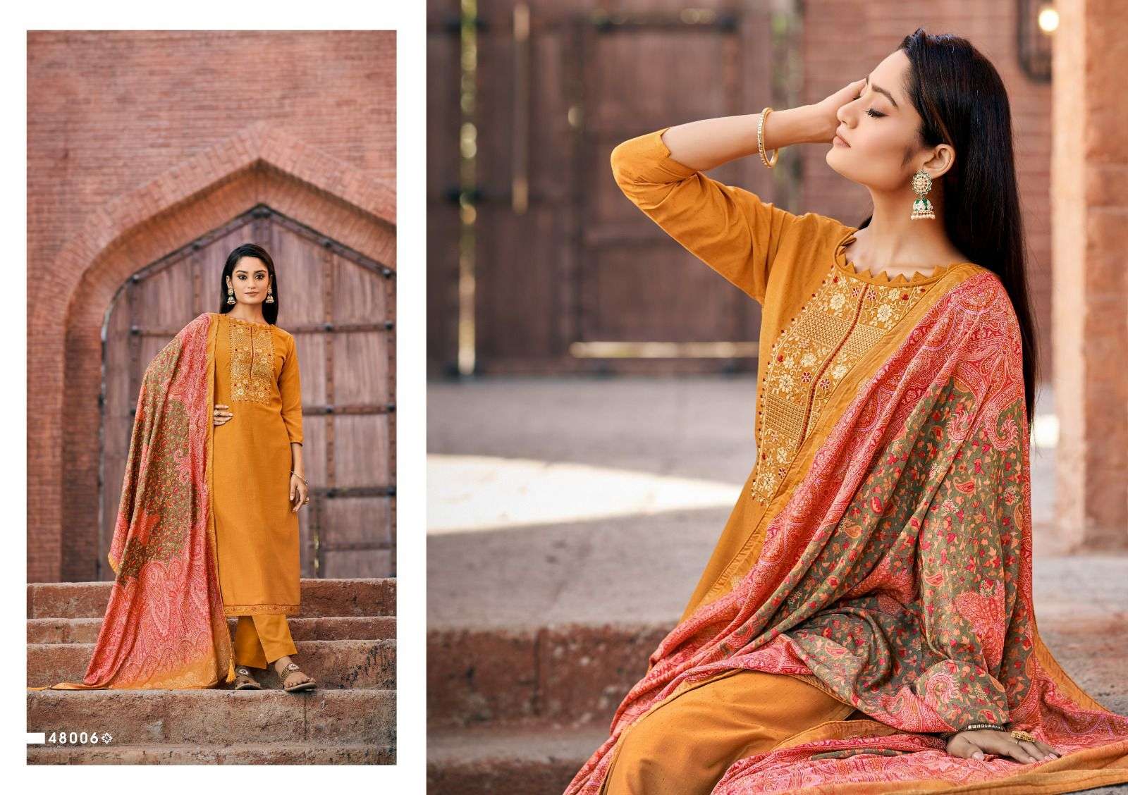 Kaveri Vol-5 By Nishant Fashion 48001 To 48006 Series Beautiful Suits Colorful Stylish Fancy Casual Wear & Ethnic Wear Soft Cotton Silk Dresses At Wholesale Price