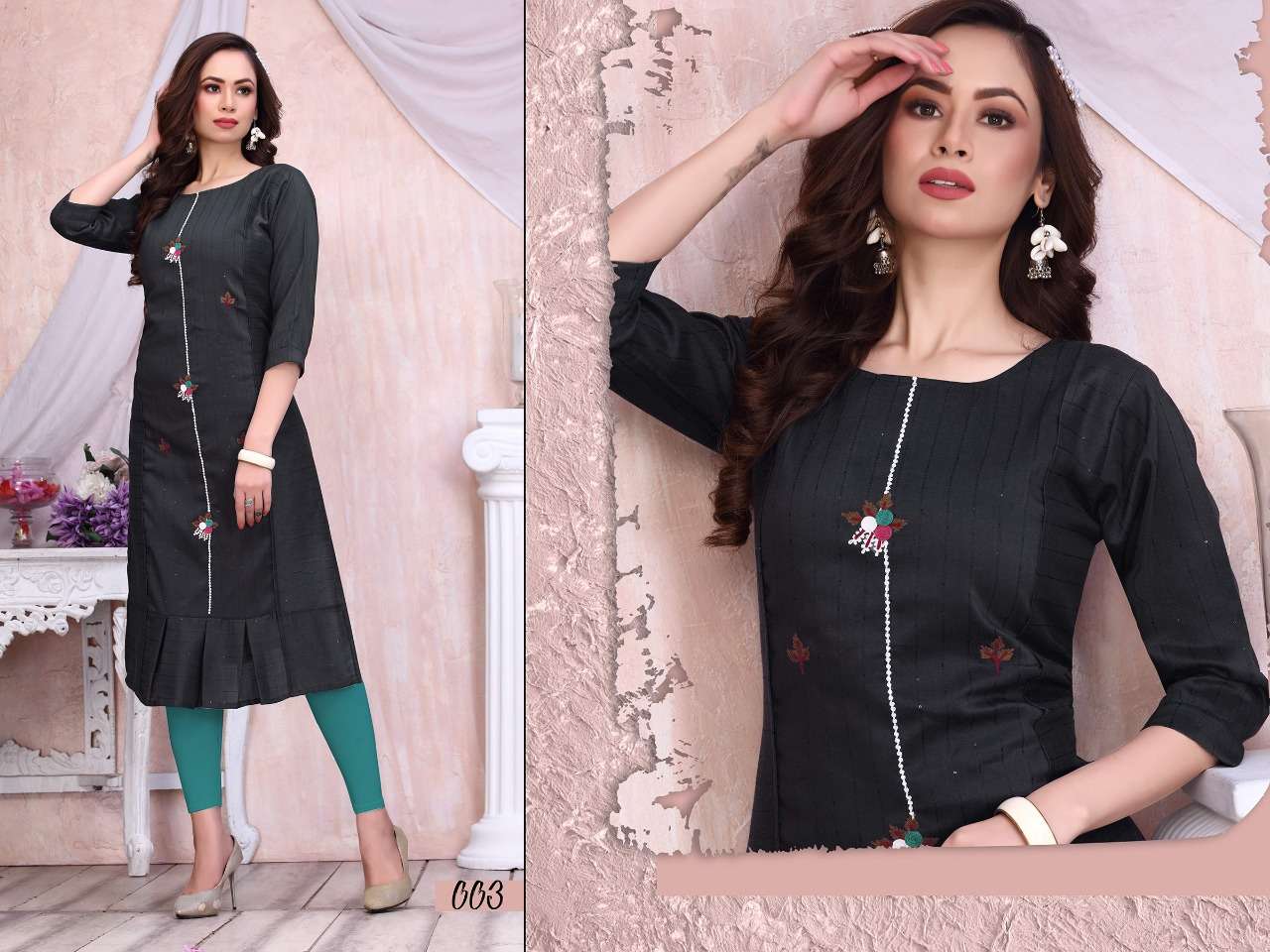 Krishna By Kanha 001 To 008 Series Designer Stylish Fancy Colorful Beautiful Party Wear & Ethnic Wear Collection Fancy With Work Kurtis At Wholesale Price
