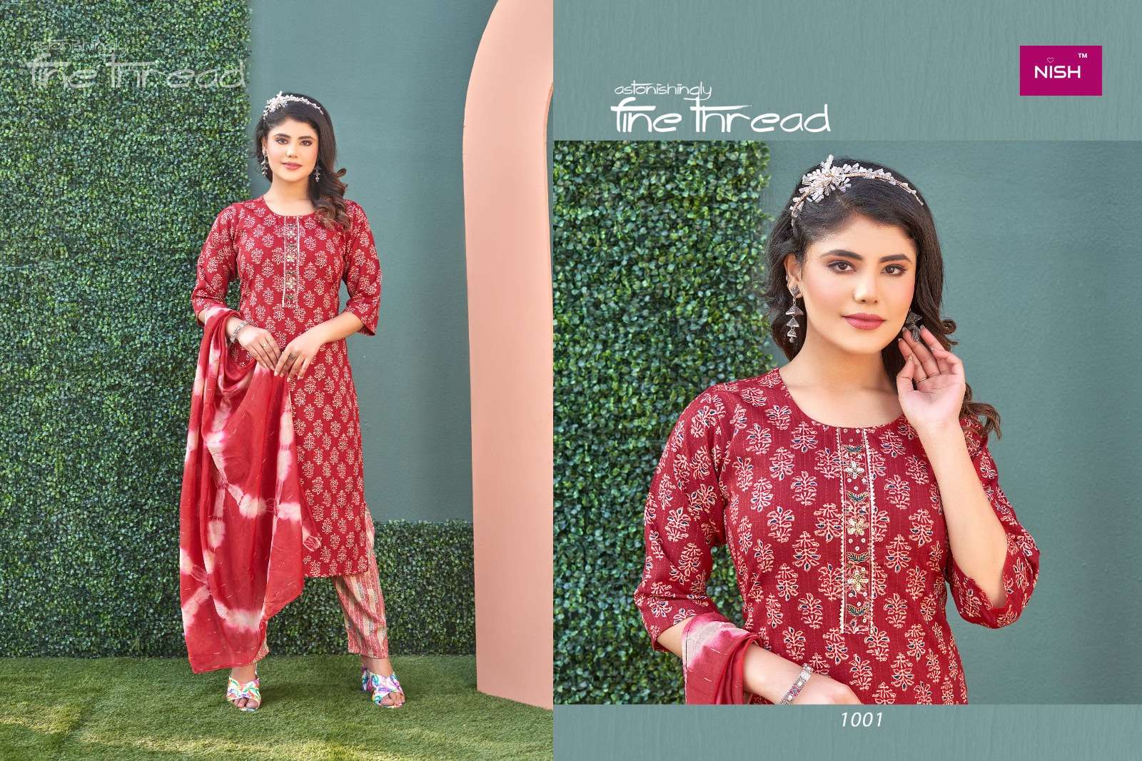 Superstar Vol-4 By Nish 1001 To 1009 Series Festive Traditional Wear Collection Beautiful Stylish Fancy Colorful Party Wear & Occasional Wear Heavy Rayon Print Dresses At Wholesale Price