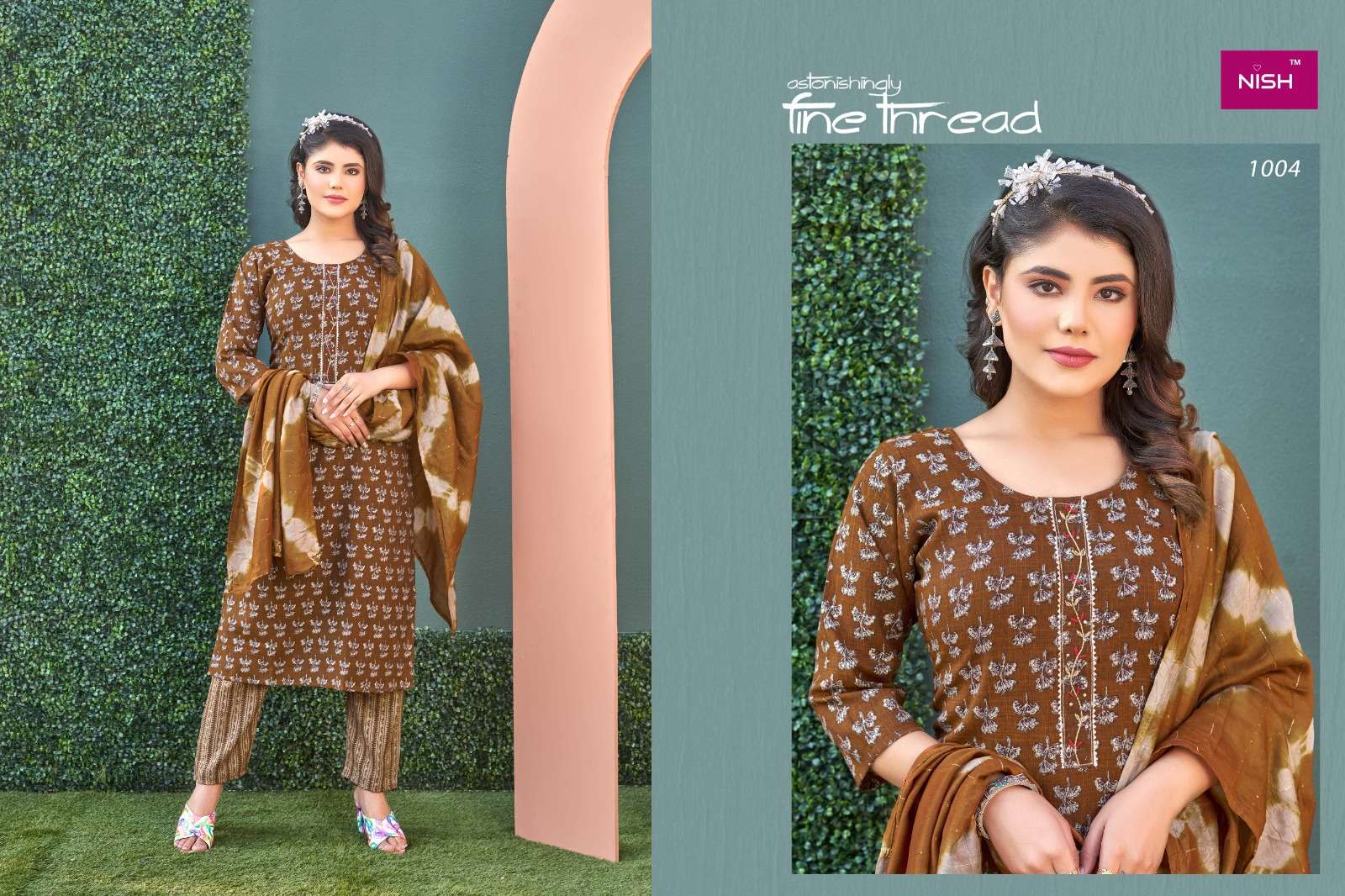 Superstar Vol-4 By Nish 1001 To 1009 Series Festive Traditional Wear Collection Beautiful Stylish Fancy Colorful Party Wear & Occasional Wear Heavy Rayon Print Dresses At Wholesale Price