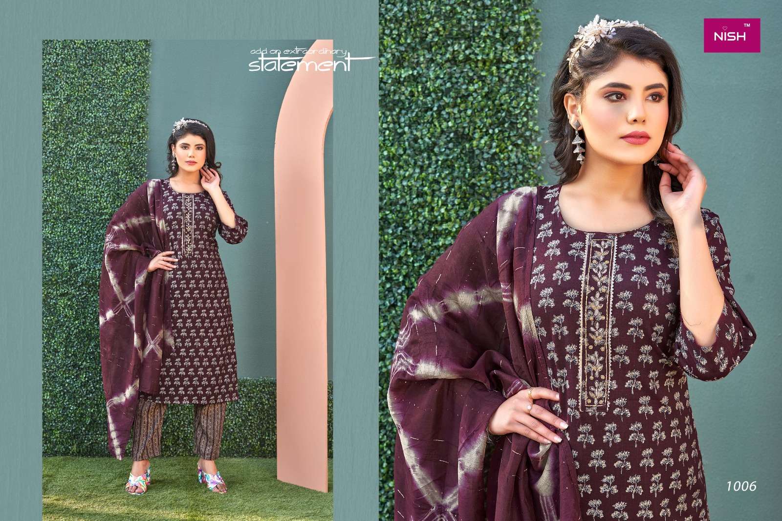 Superstar Vol-4 By Nish 1001 To 1009 Series Festive Traditional Wear Collection Beautiful Stylish Fancy Colorful Party Wear & Occasional Wear Heavy Rayon Print Dresses At Wholesale Price