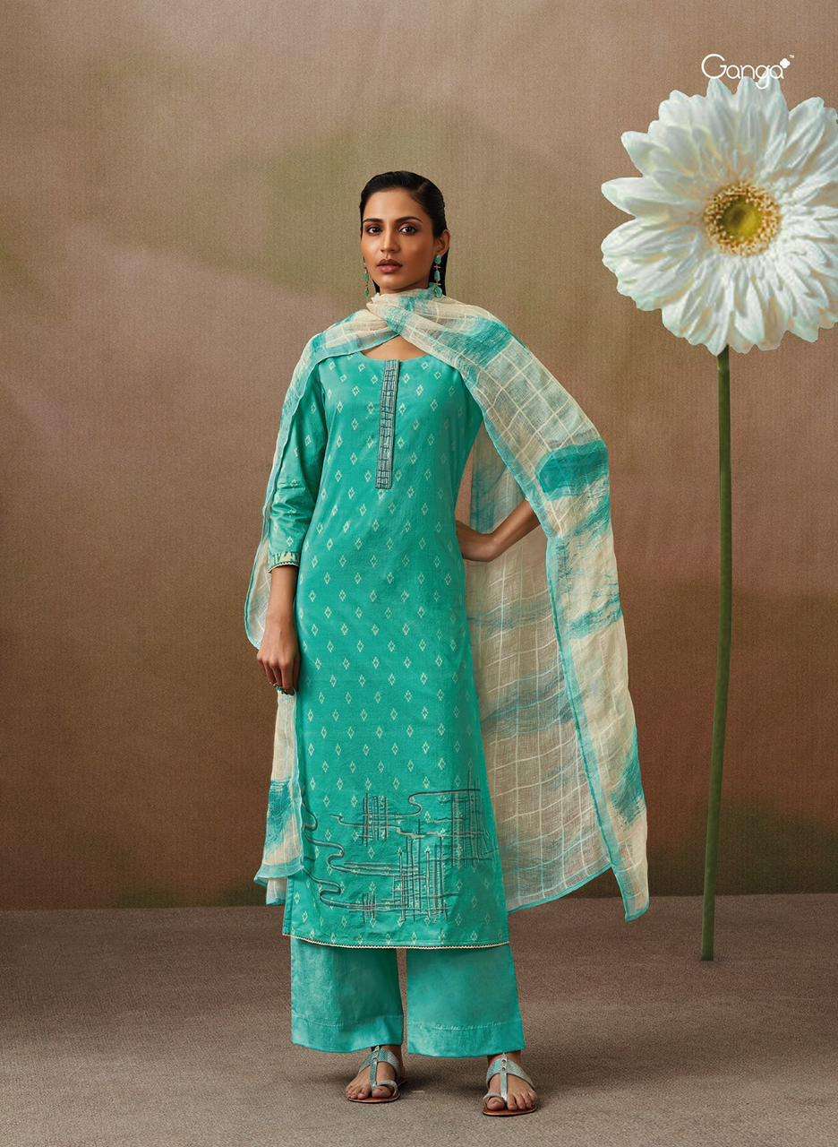 Rubi By Ganga Fashion 1349 To 1354 Series Beautiful Suits Colorful Stylish Fancy Casual Wear & Ethnic Wear Premium Cotton Embroidered Dresses At Wholesale Price