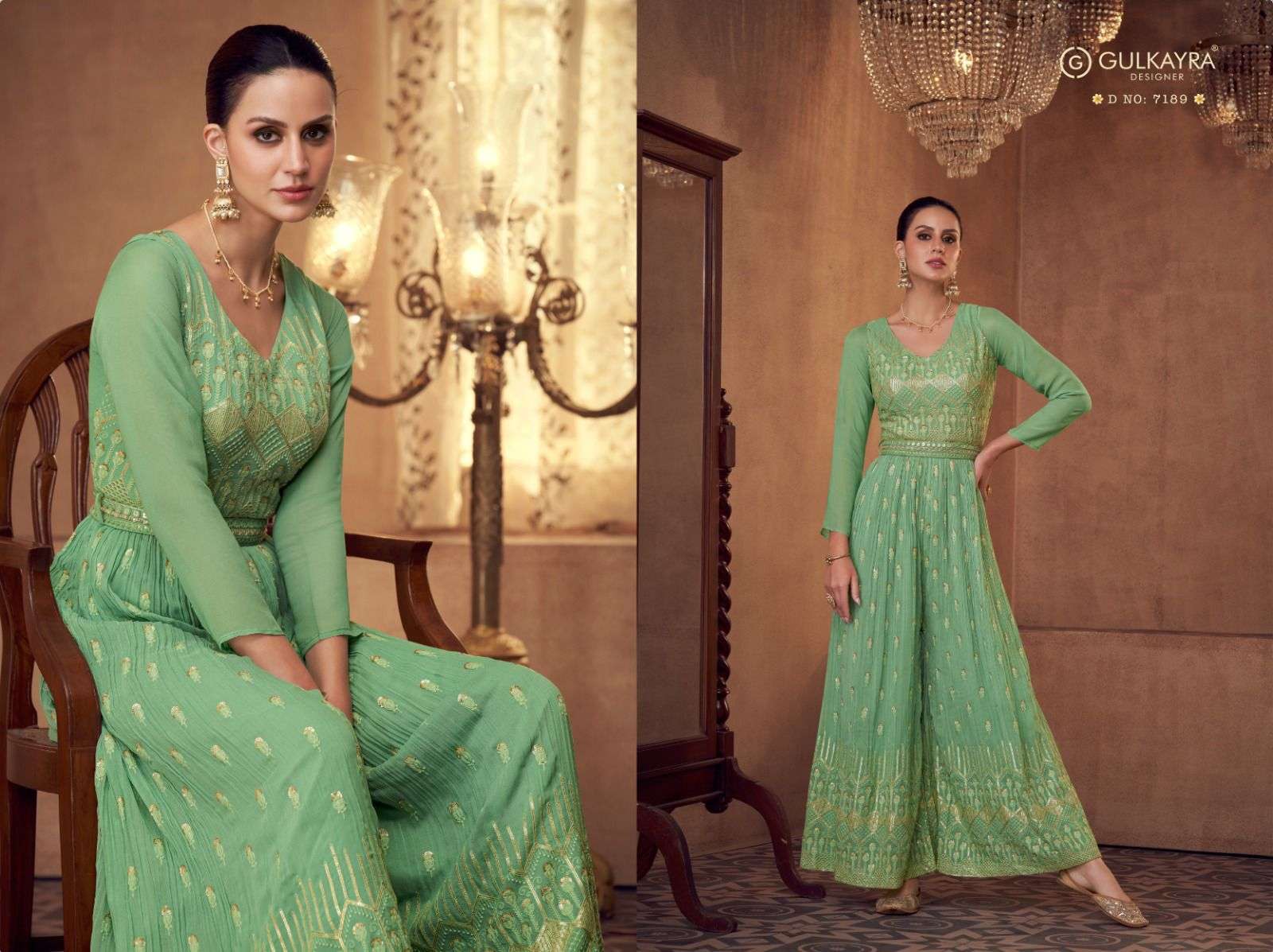 Iconic By Gulkayra Designer 7187 To 7189 Series Beautiful Suits Colorful Stylish Fancy Casual Wear & Ethnic Wear Georgette Dresses At Wholesale Price