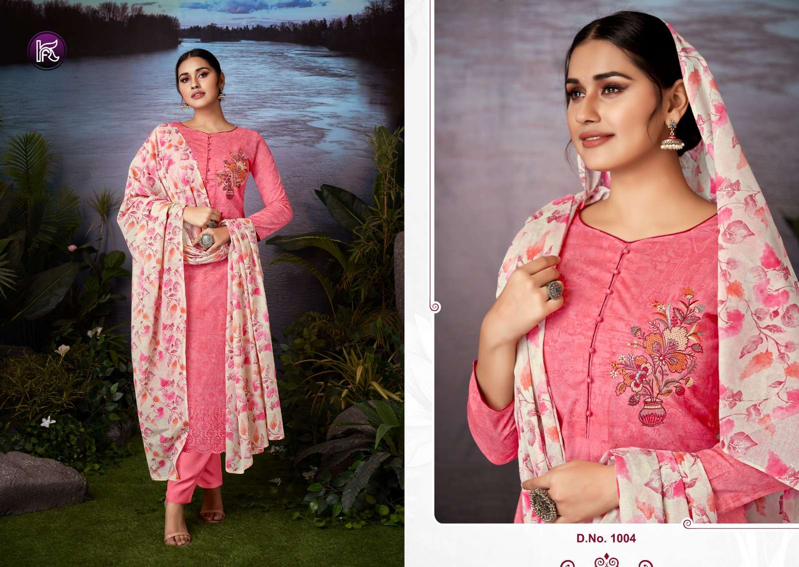 Kala Rangez By Kala Fashion 1001 To 1006 Series Beautiful Festive Suits Colorful Stylish Fancy Casual Wear & Ethnic Wear Lawn Cotton Dresses At Wholesale Price