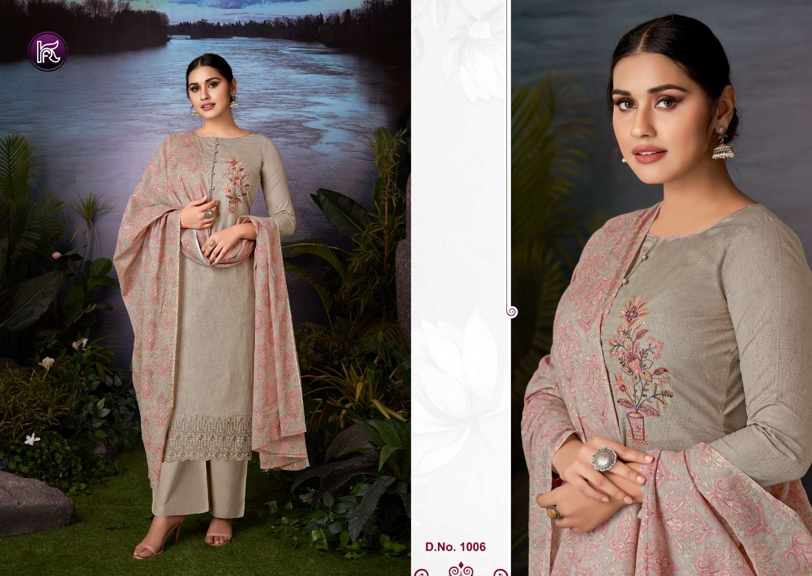 Kala Rangez By Kala Fashion 1001 To 1006 Series Beautiful Festive Suits Colorful Stylish Fancy Casual Wear & Ethnic Wear Lawn Cotton Dresses At Wholesale Price