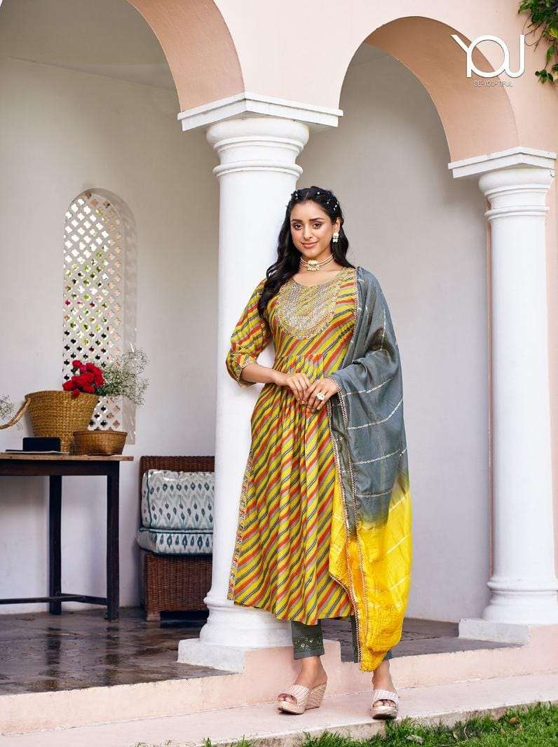 Glitter By You 1001 To 1006 Series Beautiful Festive Suits Colorful Stylish Fancy Casual Wear & Ethnic Wear Pure Cotton Print Dresses At Wholesale Price