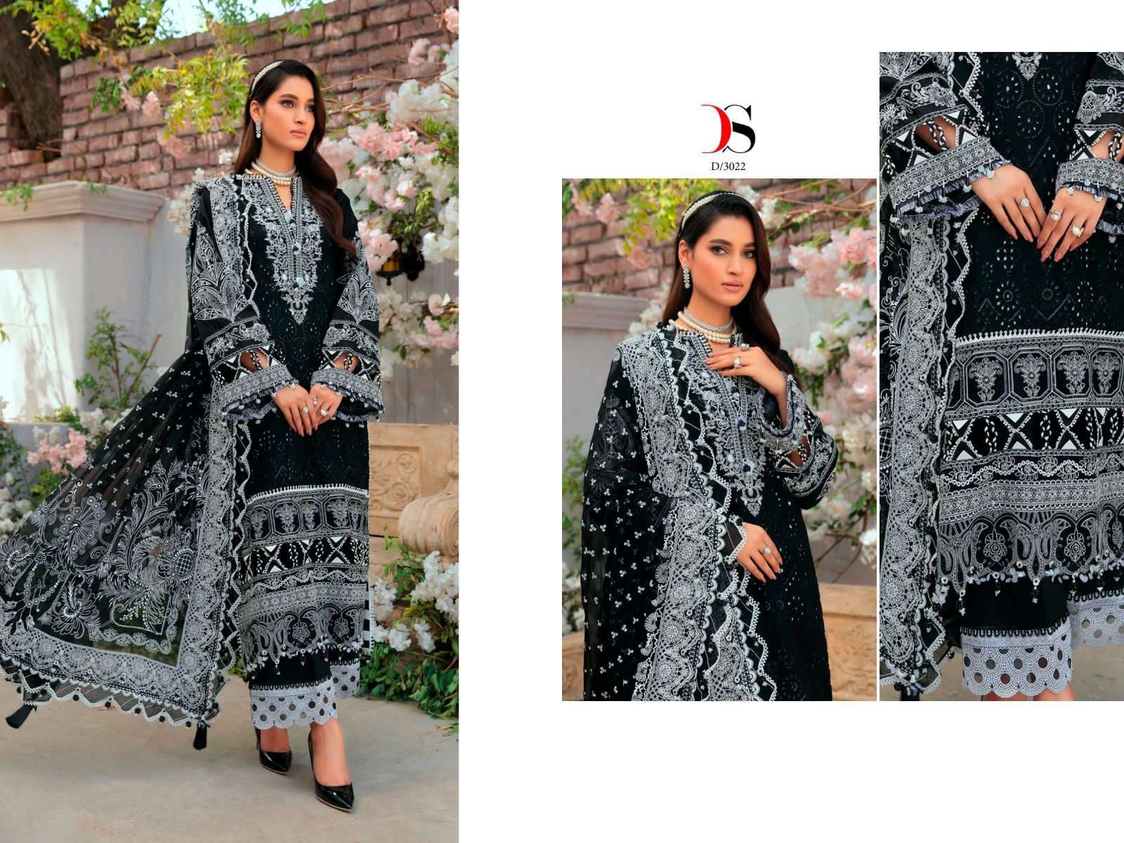 Anaya Embroidered Collection-23 By Deepsy Suits 3021 To 3026 Series Beautiful Pakistani Suits Colorful Stylish Fancy Casual Wear & Ethnic Wear Cotton Embroidered Dresses At Wholesale Price