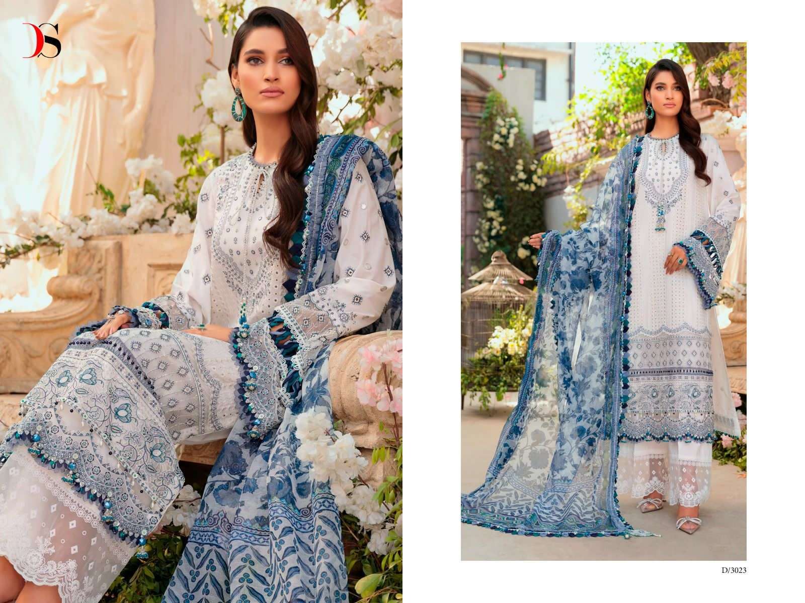Anaya Embroidered Collection-23 By Deepsy Suits 3021 To 3026 Series Beautiful Pakistani Suits Colorful Stylish Fancy Casual Wear & Ethnic Wear Cotton Embroidered Dresses At Wholesale Price