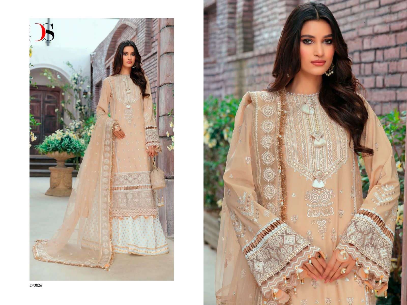 Anaya Embroidered Collection-23 By Deepsy Suits 3021 To 3026 Series Beautiful Pakistani Suits Colorful Stylish Fancy Casual Wear & Ethnic Wear Cotton Embroidered Dresses At Wholesale Price
