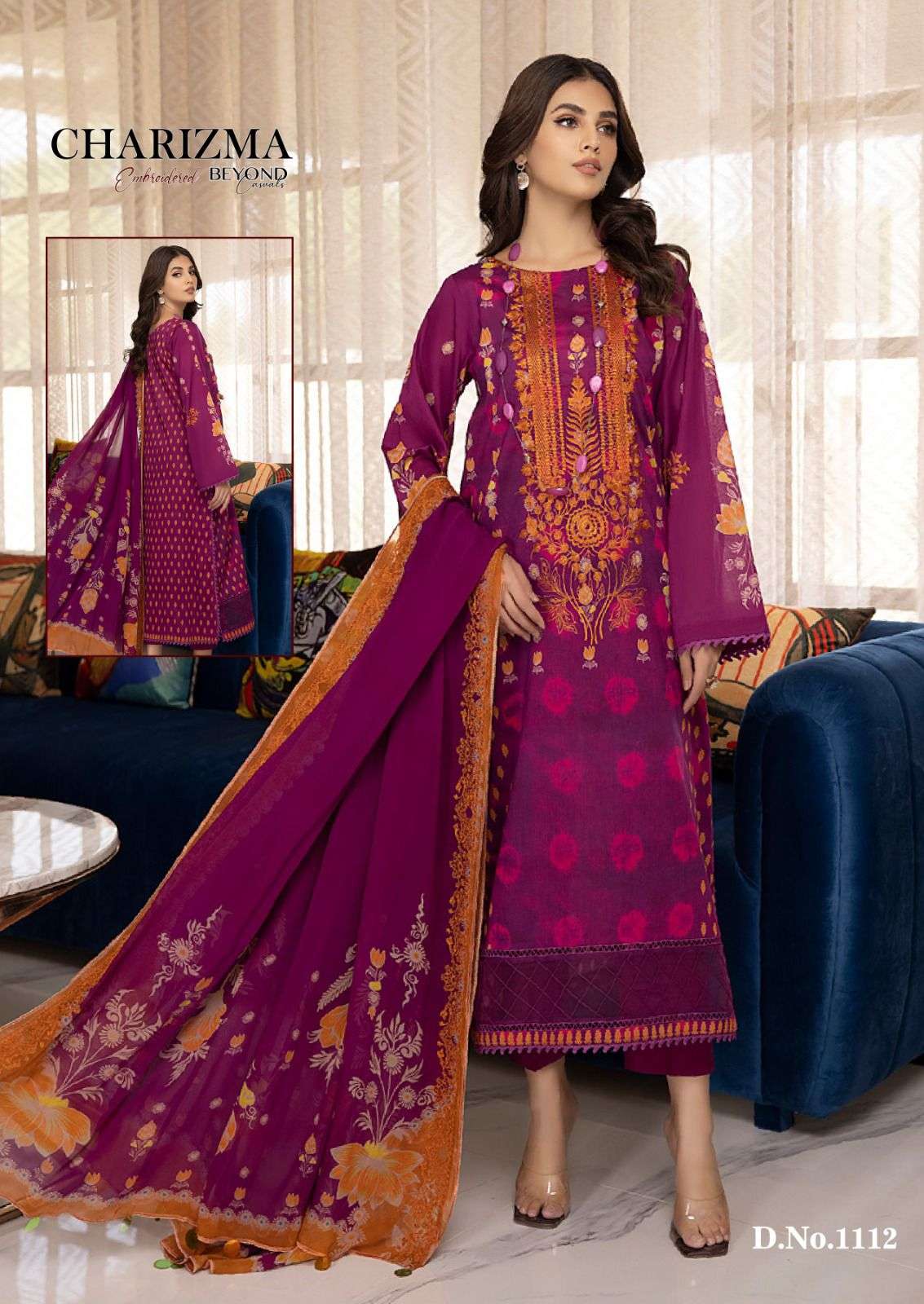 Beyond Casual By Charizma 1111 To 1114 Series Beautiful Pakistani Suits Colorful Stylish Fancy Casual Wear & Ethnic Wear Pure Lawn Cotton Embroidered Dresses At Wholesale Price