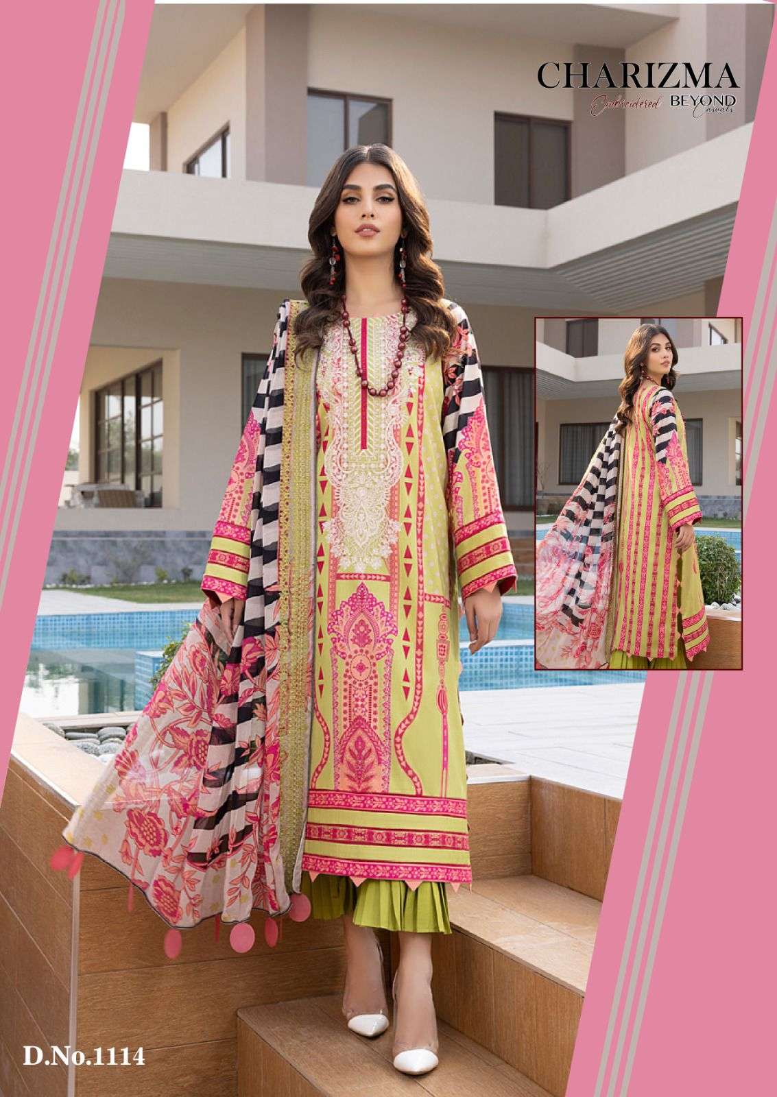 Beyond Casual By Charizma 1111 To 1114 Series Beautiful Pakistani Suits Colorful Stylish Fancy Casual Wear & Ethnic Wear Pure Lawn Cotton Embroidered Dresses At Wholesale Price