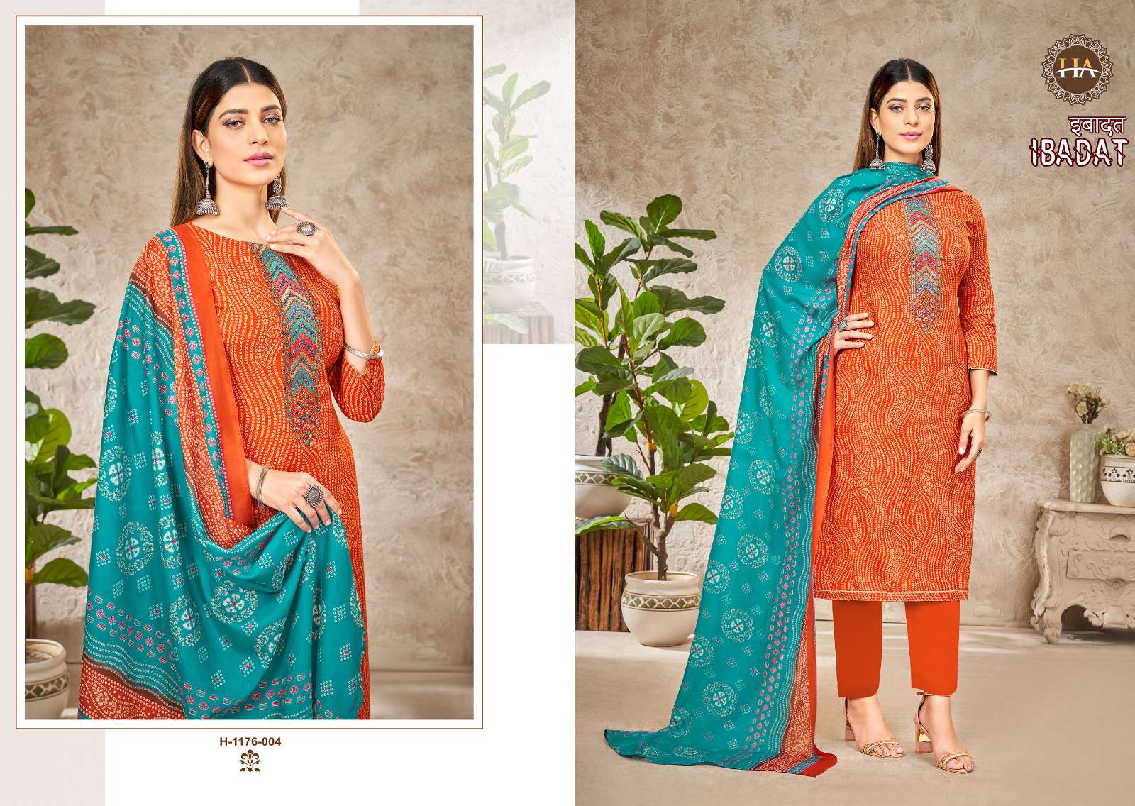 Ibadat By Harshit Fashion Hub 1176-001 To 1176-008 Series Beautiful Festive Suits Colorful Stylish Fancy Casual Wear & Ethnic Wear Viscose Rayon Dresses At Wholesale Price