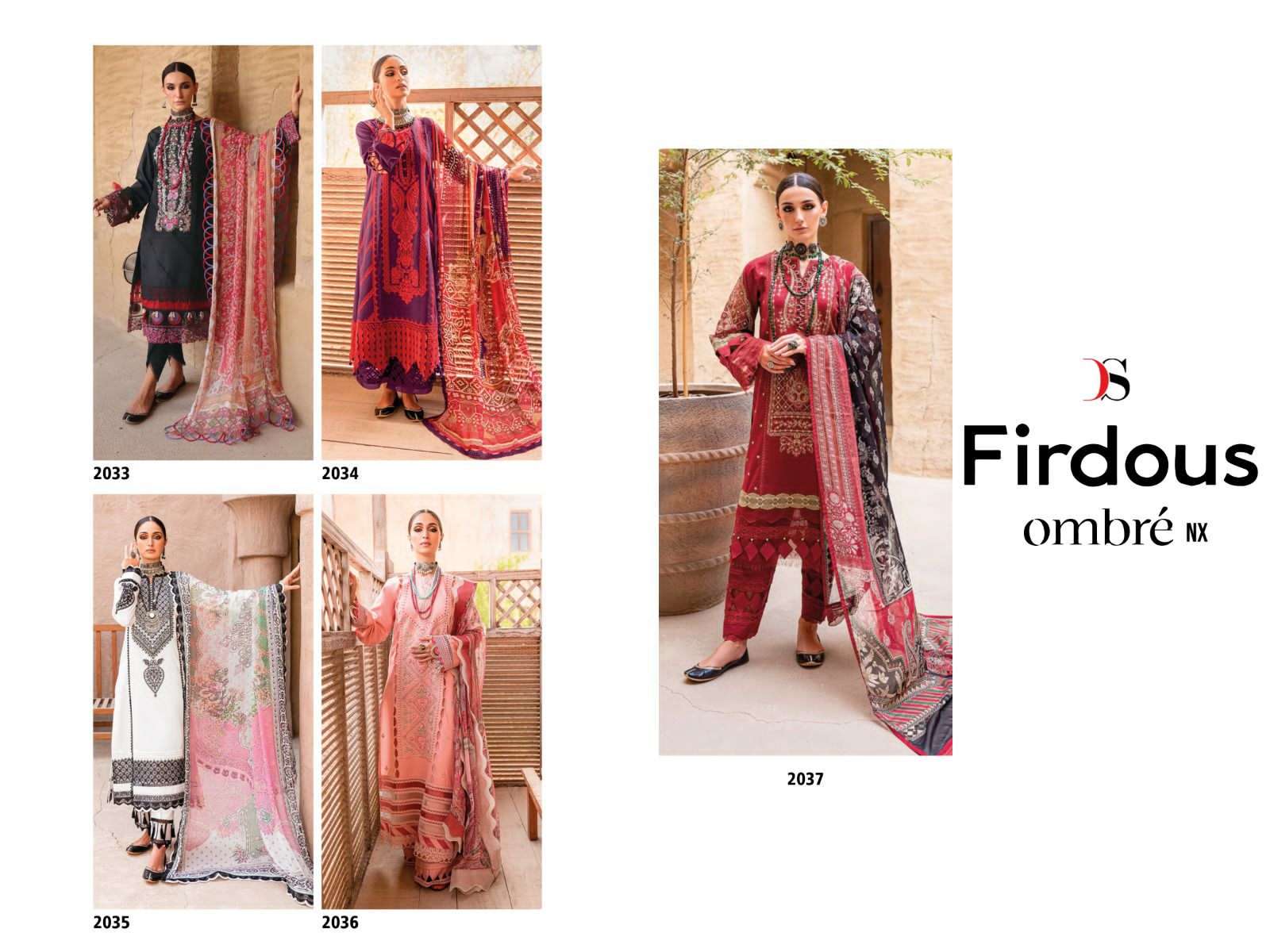 Firdous Ombre Nx By Deepsy Suits Beautiful Pakistani Suits Colorful Stylish Fancy Casual Wear & Ethnic Wear Cotton Embroidered Dresses At Wholesale Price