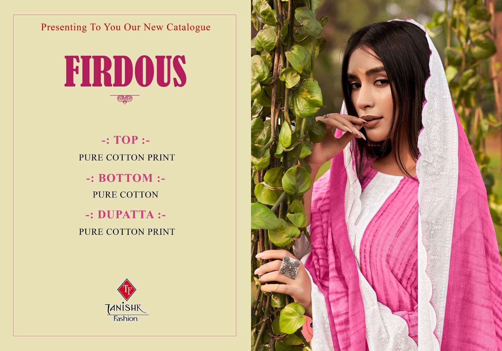 Firdous Vol-2 By Tanishk Fashion 6501 To 6508 Series Beautiful Festive Suits Colorful Stylish Fancy Casual Wear & Ethnic Wear Pure Cotton Print Dresses At Wholesale Price