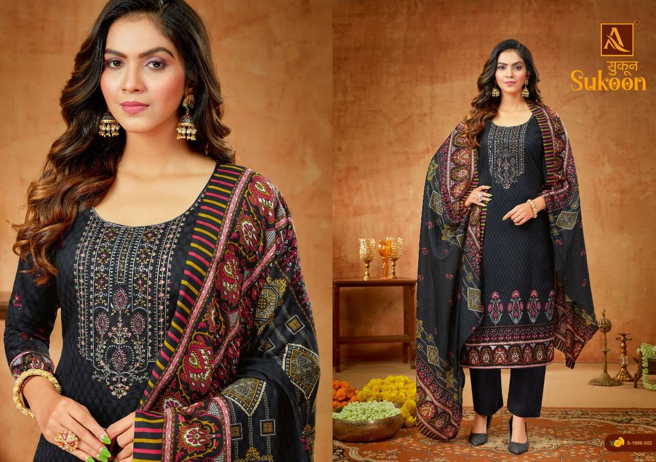 Sukoon By Alok Suits 1006-001 To 1006-008 Series Beautiful Suits Colorful Stylish Fancy Casual Wear & Ethnic Wear Pure Jam Print Dresses At Wholesale Price