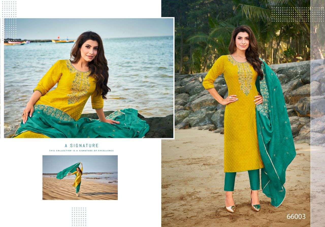 Silk By Artio 66001 To 66008 Series Beautiful Festive Suits Colorful Stylish Fancy Casual Wear & Ethnic Wear Modal Silk Dresses At Wholesale Price