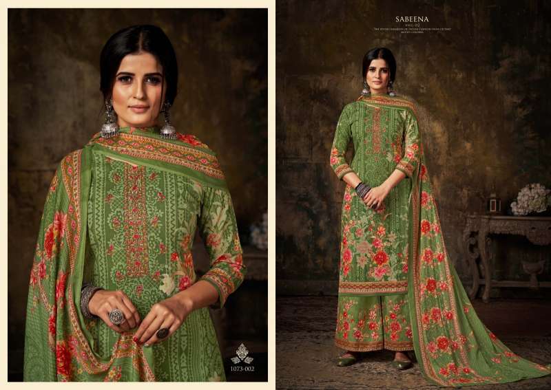 Sabeena Vol-2 By Romani 1073-001 To 1073-010 Series Suits Beautiful Fancy Colorful Stylish Party Wear & Occasional Wear Soft Cotton Print Dresses At Wholesale Price