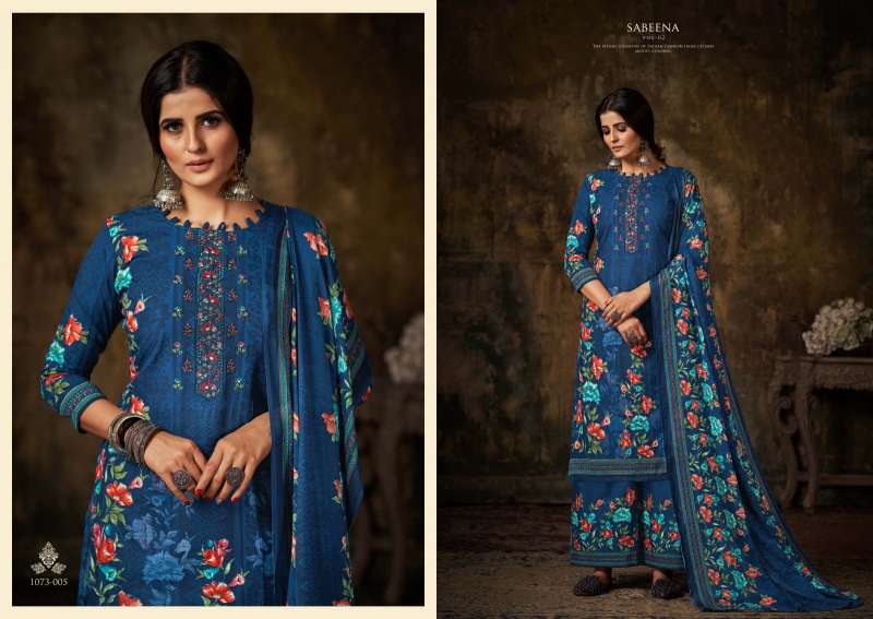 Sabeena Vol-2 By Romani 1073-001 To 1073-010 Series Suits Beautiful Fancy Colorful Stylish Party Wear & Occasional Wear Soft Cotton Print Dresses At Wholesale Price