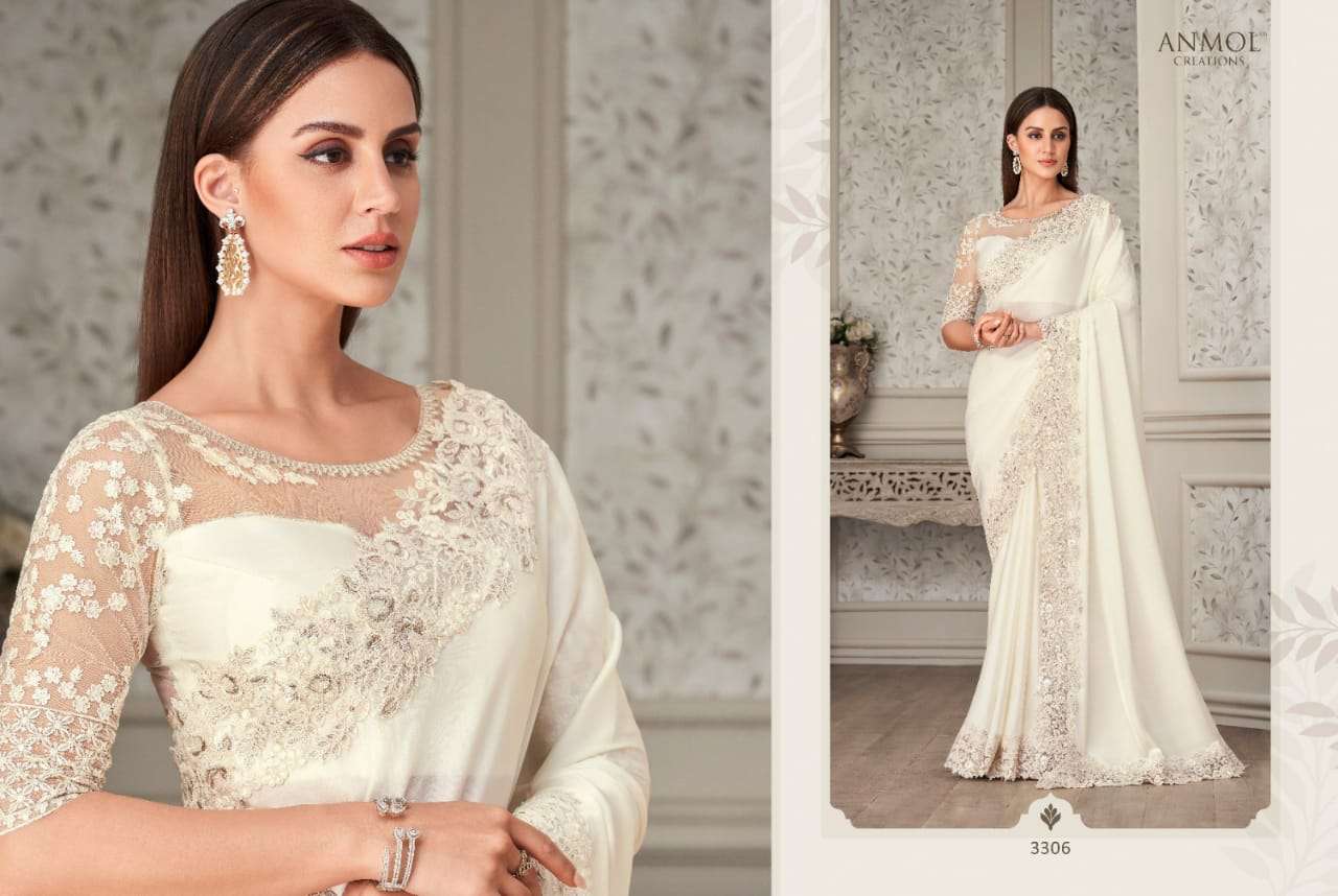Shades Vol-7 By Anmol Creation 3301 To 3316 Series Indian Traditional Wear Collection Beautiful Stylish Fancy Colorful Party Wear & Occasional Wear Silk/Georgette Sarees At Wholesale Price