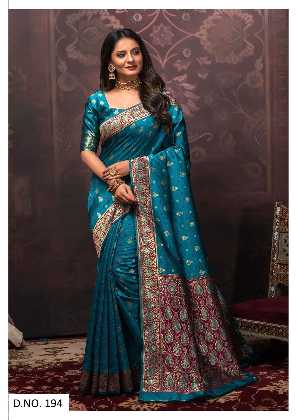 Silki Vol-7 By Pc 194 To 197 Series Indian Traditional Wear Collection Beautiful Stylish Fancy Colorful Party Wear & Occasional Wear Banarasi Silk Sarees At Wholesale Price