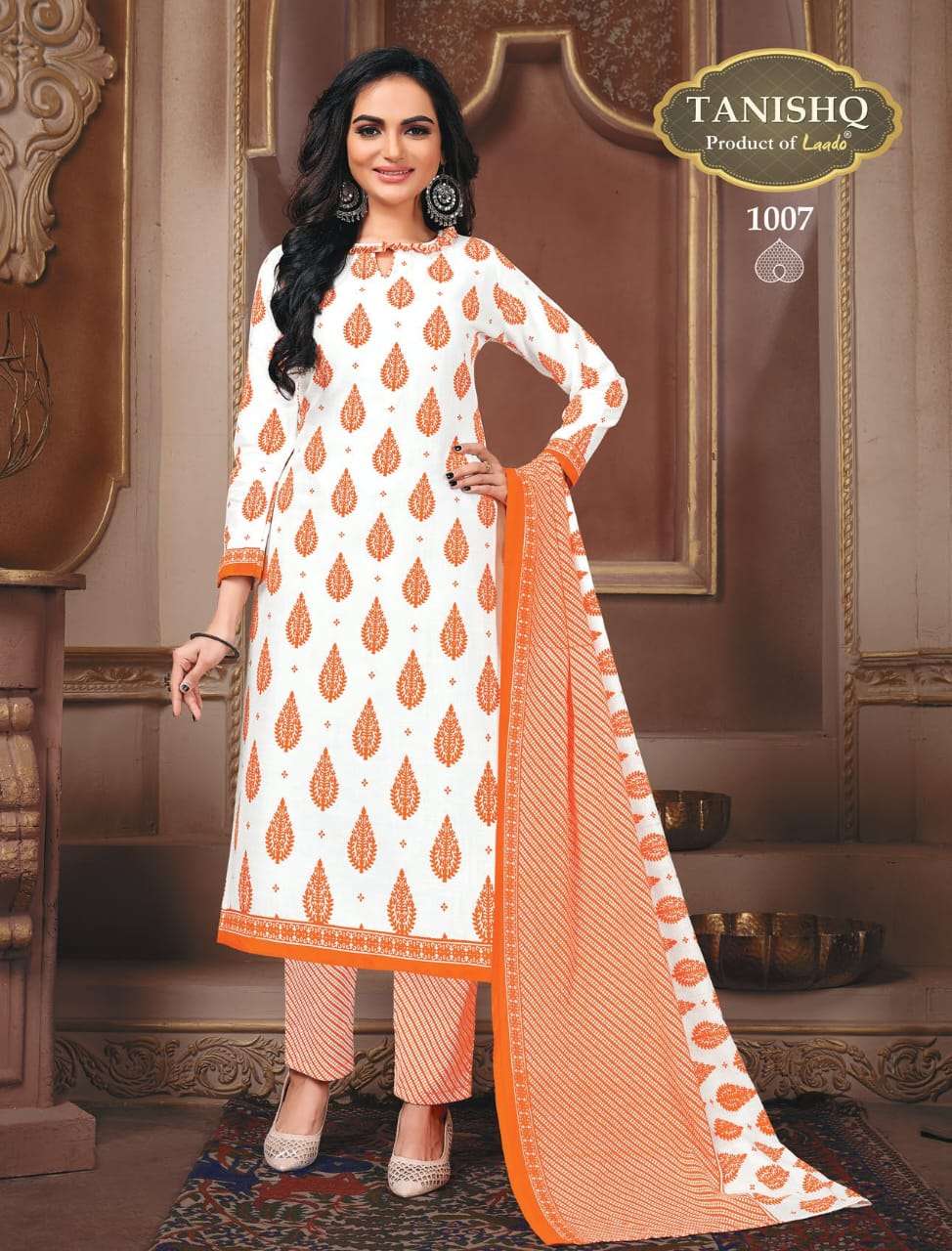 Tanishq Vol-1 By Tanishq 1001 To 1012 Series Beautiful Stylish Festive Suits Fancy Colorful Casual Wear & Ethnic Wear & Ready To Wear Heavy Cotton Dresses At Wholesale Price