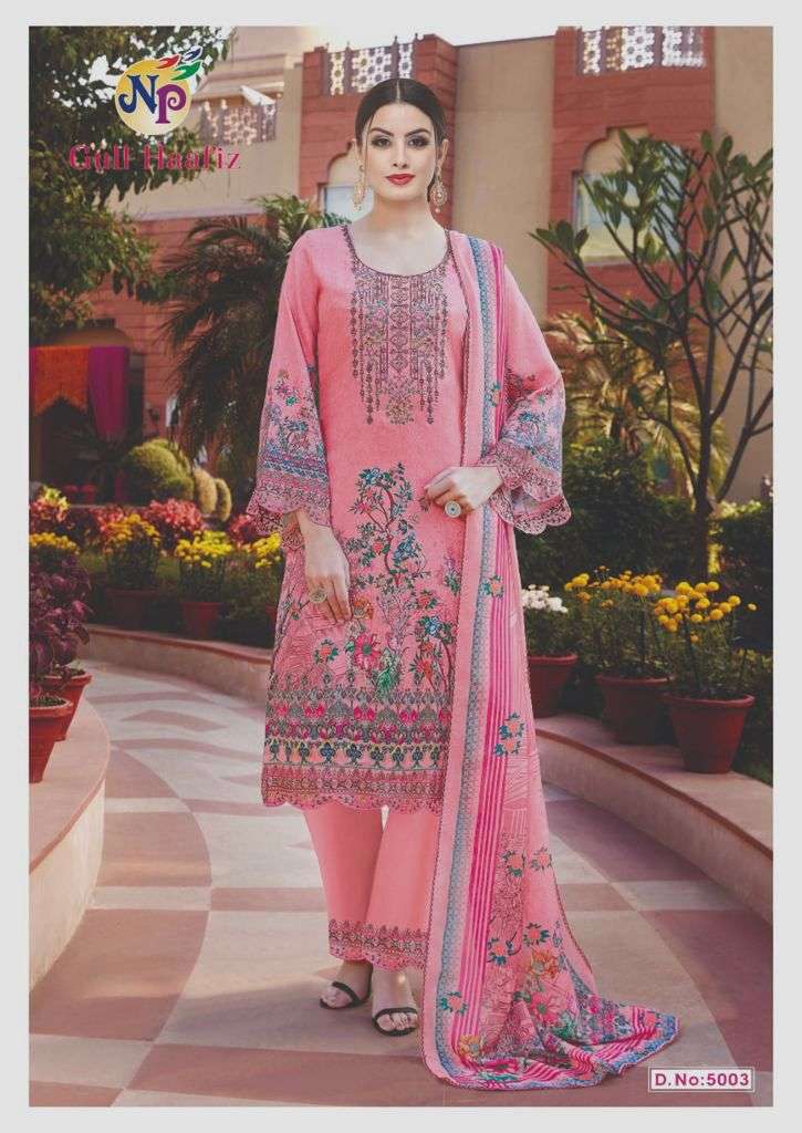 Gull Haafiz Vol-5 By Nand Gopal Prints 5001 To 5008 Series Beautiful Suits Stylish Colorful Fancy Casual Wear & Ethnic Wear Cotton Print Dresses At Wholesale Price