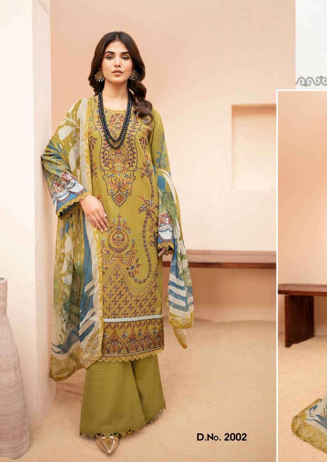 Chevron By Hala 2001 To 2006 Series Beautiful Suits Stylish Colorful Fancy Casual Wear & Ethnic Wear Cotton Print Dresses At Wholesale Price