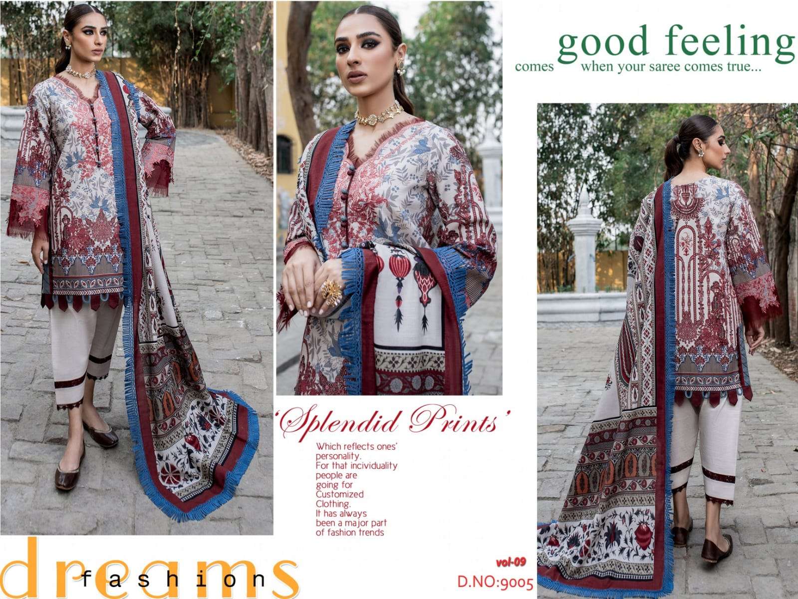Luxury Lawn Collection Vol-9 By Agha Noor 9001 To 9006 Series Beautiful Suits Stylish Colorful Fancy Casual Wear & Ethnic Wear Lawn Cotton Print Dresses At Wholesale Price
