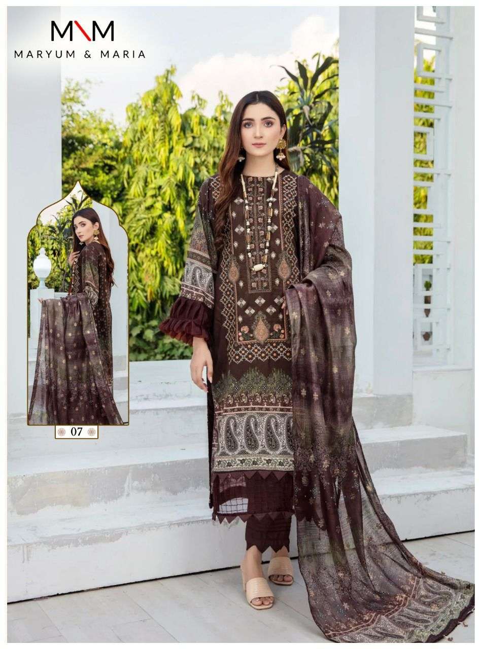 Mahermah By Maryum N Maria 01 To 10 Series Beautiful Pakistani Suits Stylish Fancy Colorful Casual Wear & Ethnic Wear Pure Cotton Dresses At Wholesale Price