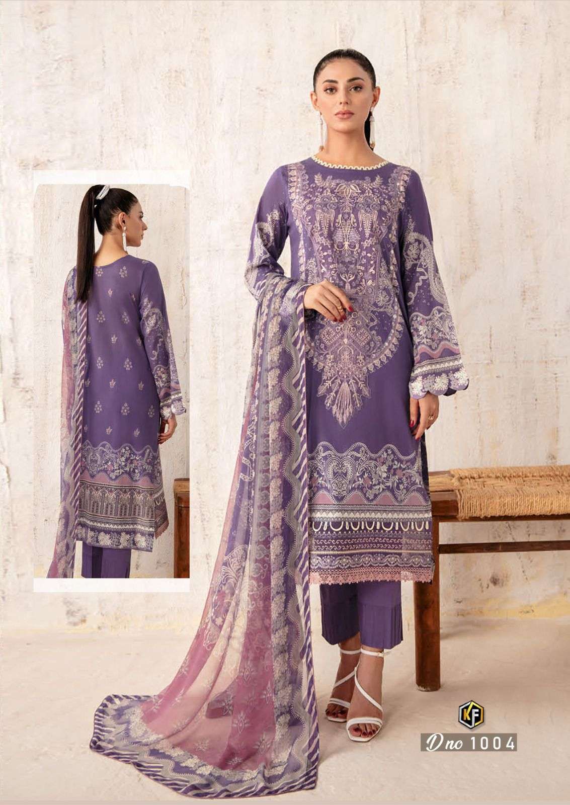 Qurbat By Keval Fab 1001 To 1006 Series Beautiful Stylish Suits Fancy Colorful Casual Wear & Ethnic Wear & Ready To Wear Pure Lawn Cotton Printed Dresses At Wholesale Price