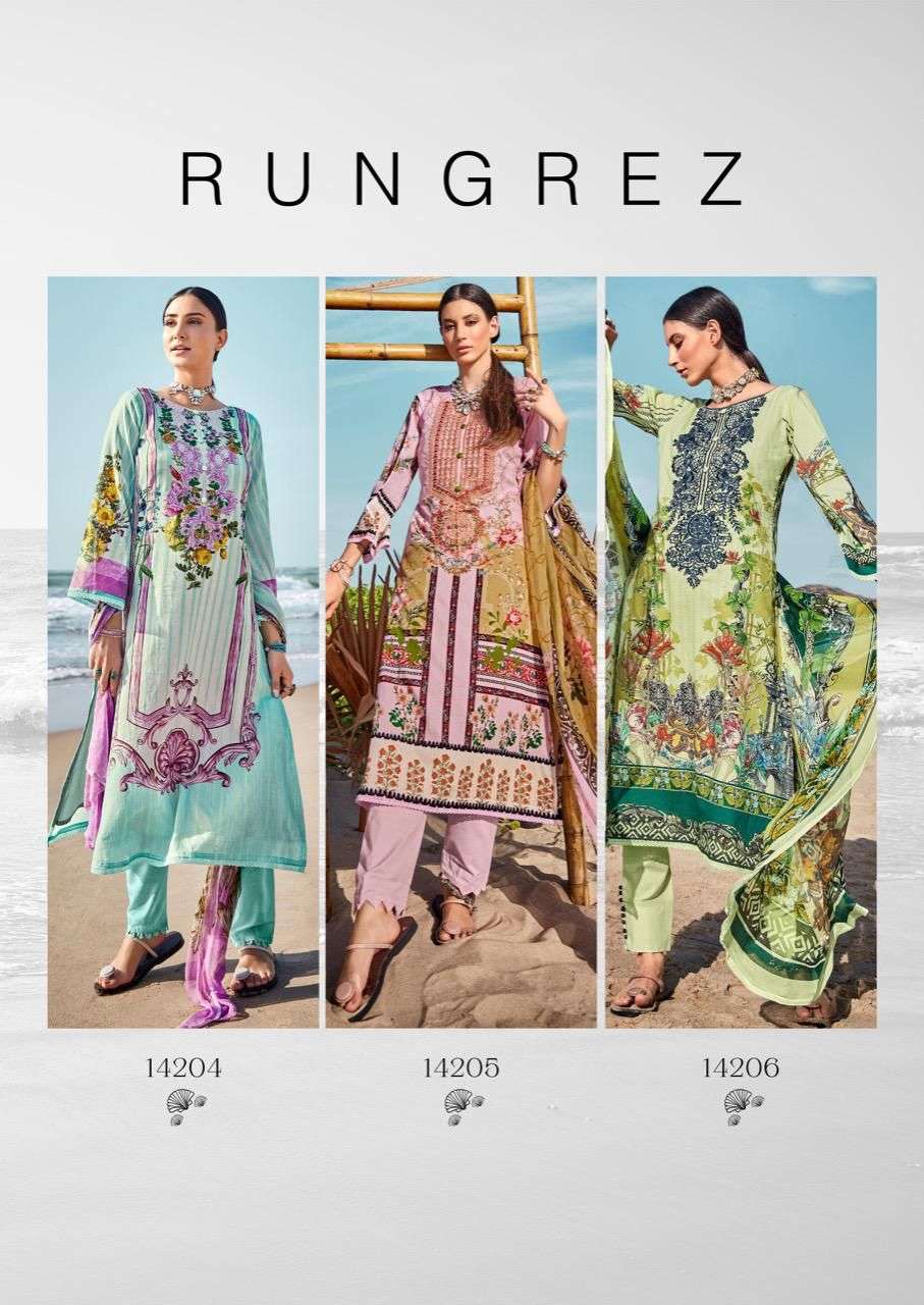 Rungrez By Deepsy Suits 14201 To 14206 Series Beautiful Pakistani Suits Stylish Fancy Colorful Party Wear & Occasional Wear Pure Lawn With Embroidery Dresses At Wholesale Price