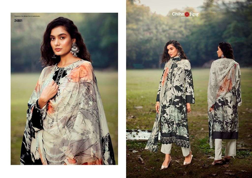 Elvi By Chihn 24800 To 24803 Series Beautiful Stylish Suits Fancy Colorful Casual Wear & Ethnic Wear & Ready To Wear Viscose Muslin Dresses At Wholesale Price