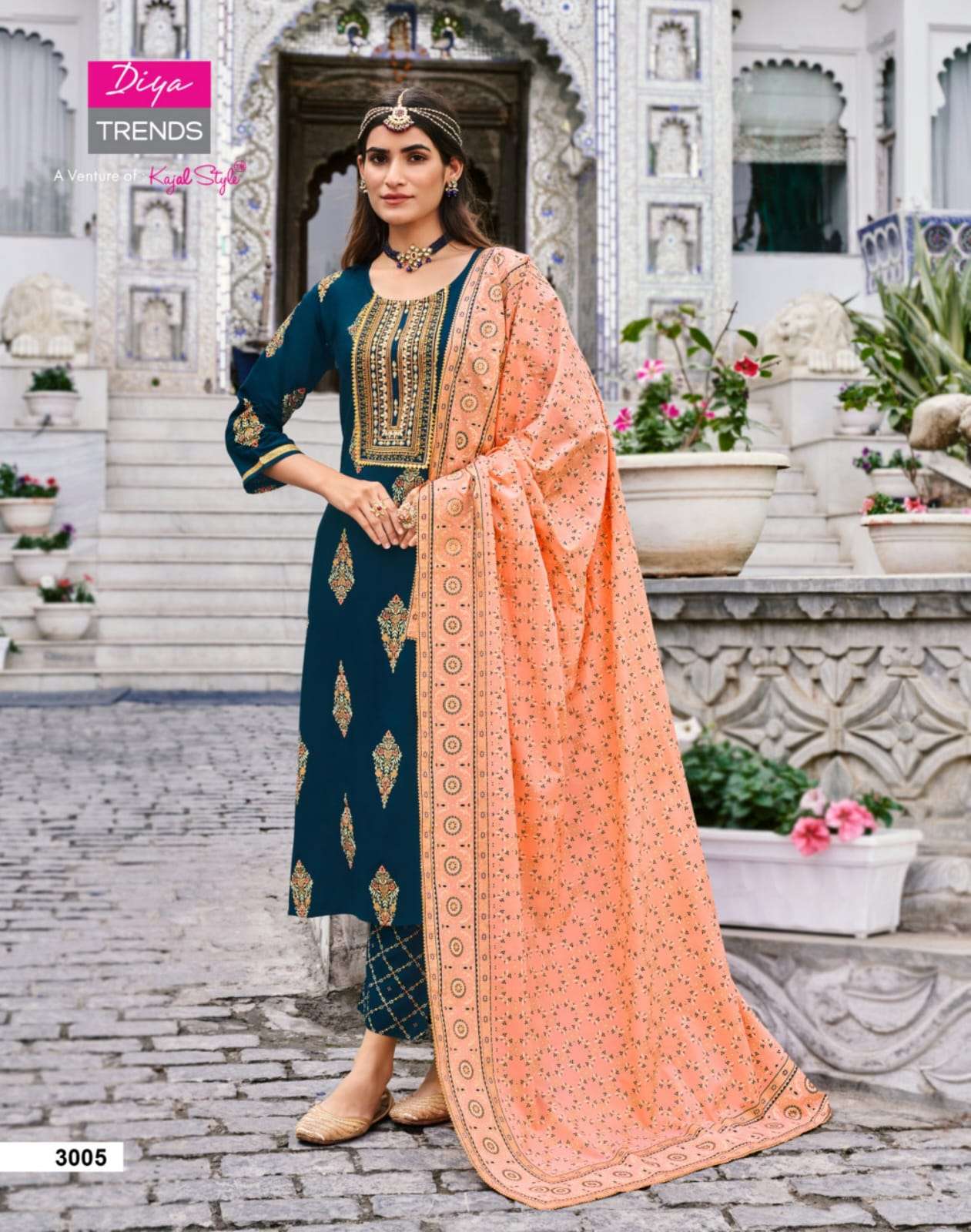 Alveera Vol-3 By Diya Trends 3001 To 3008 Series Beautiful Stylish Suits Fancy Colorful Casual Wear & Ethnic Wear & Ready To Wear Rayon Print Dresses At Wholesale Price