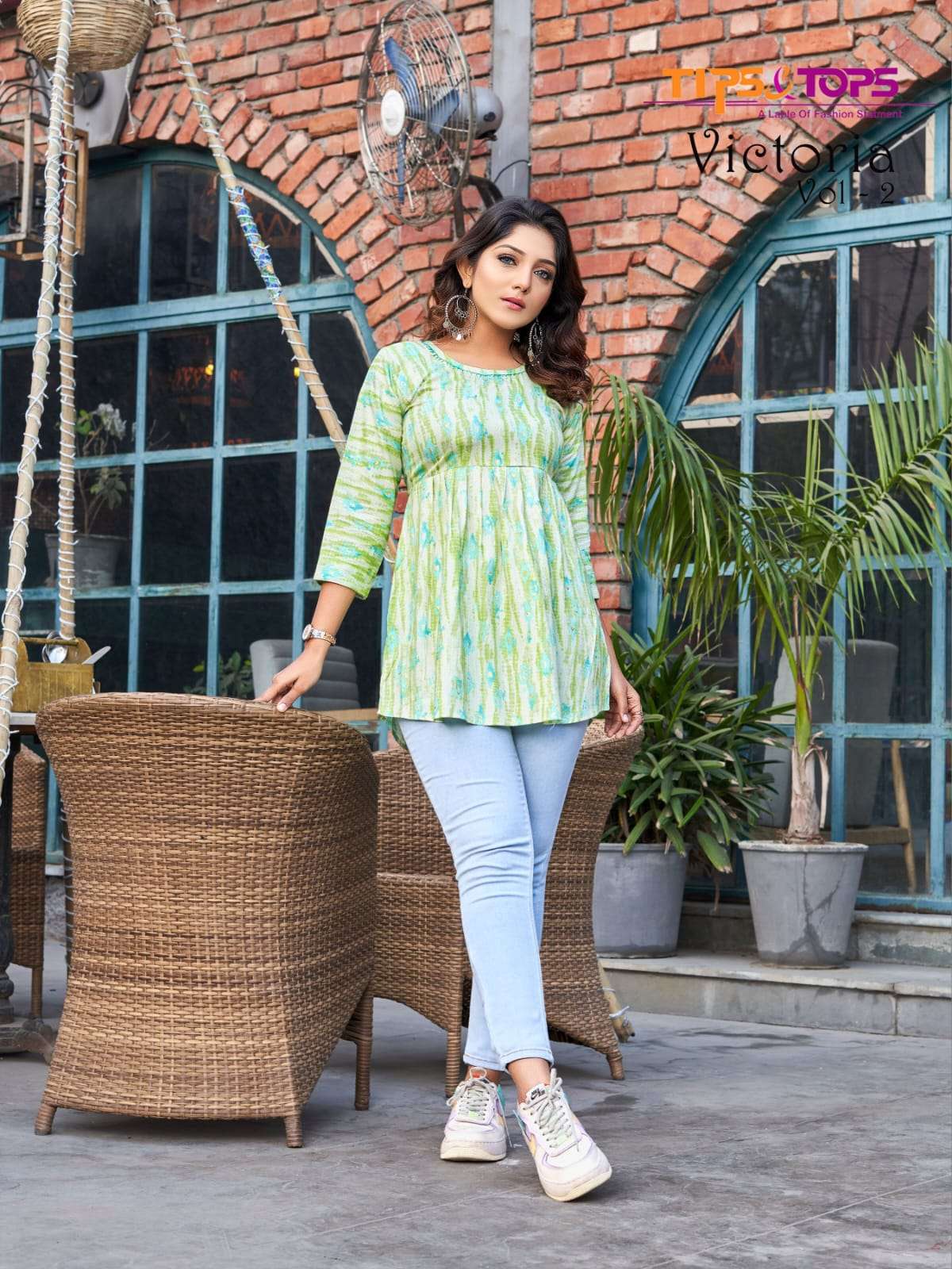 Victoria Vol-2 By Tips And Tops 1001 To 1009 Series Beautiful Stylish Fancy Colorful Casual Wear & Ethnic Wear Rayon Print Tops At Wholesale Price