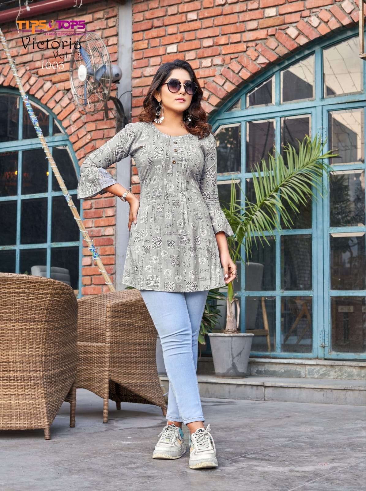 Victoria Vol-2 By Tips And Tops 1001 To 1009 Series Beautiful Stylish Fancy Colorful Casual Wear & Ethnic Wear Rayon Print Tops At Wholesale Price