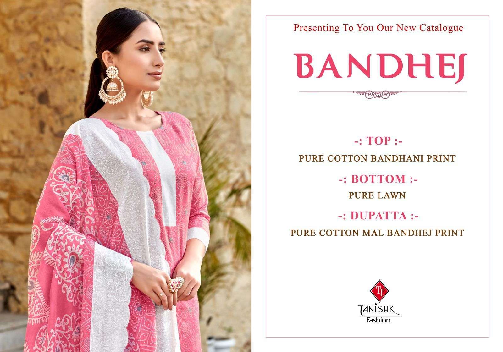 Bandhej By Tanishk Fashion 6601 To 6608 Series Beautiful Festive Suits Stylish Fancy Colorful Party Wear & Occasional Wear Pure Cotton Print Dresses At Wholesale Price