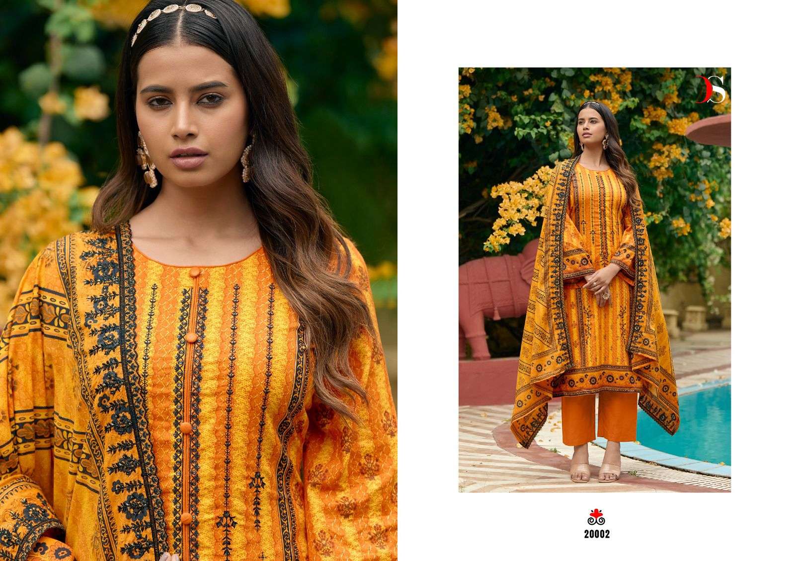 Bin Saeed Vol-2 By Deepsy Suits 20001 To 20008 Series Beautiful Pakistani Suits Colorful Stylish Fancy Casual Wear & Ethnic Wear Pure Cotton Embroidered Dresses At Wholesale Price