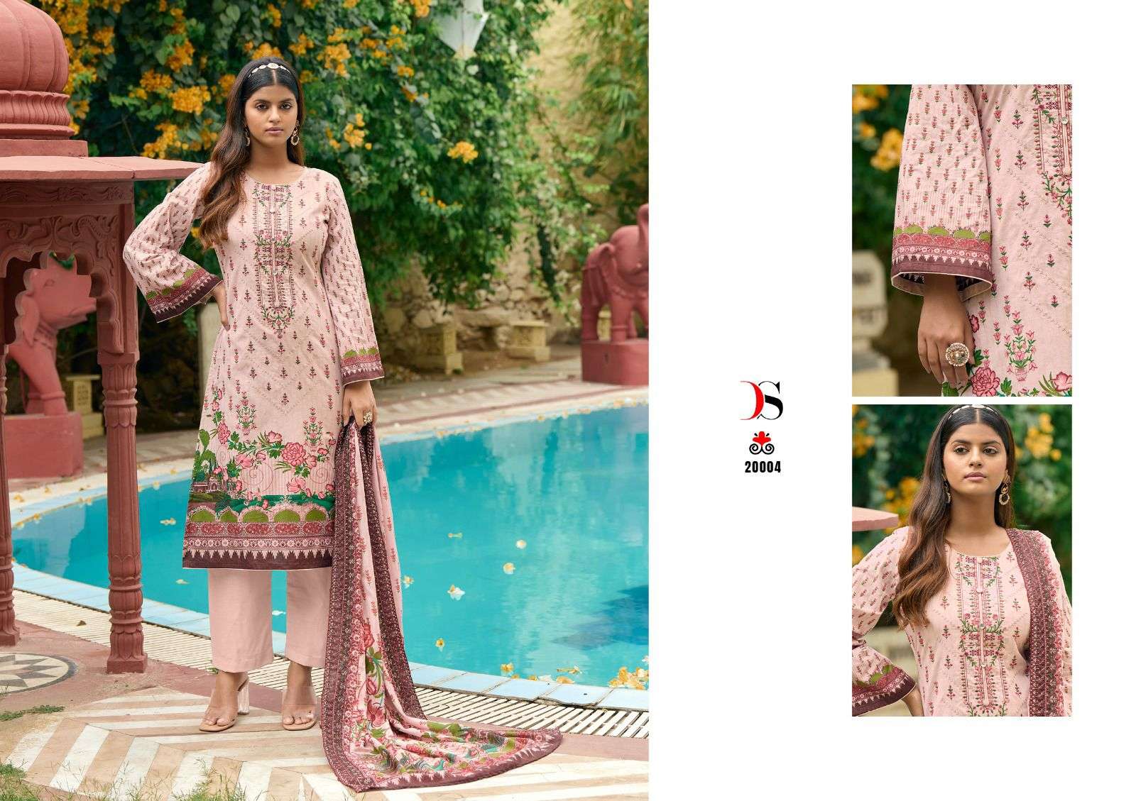 Bin Saeed Vol-2 By Deepsy Suits 20001 To 20008 Series Beautiful Pakistani Suits Colorful Stylish Fancy Casual Wear & Ethnic Wear Pure Cotton Embroidered Dresses At Wholesale Price