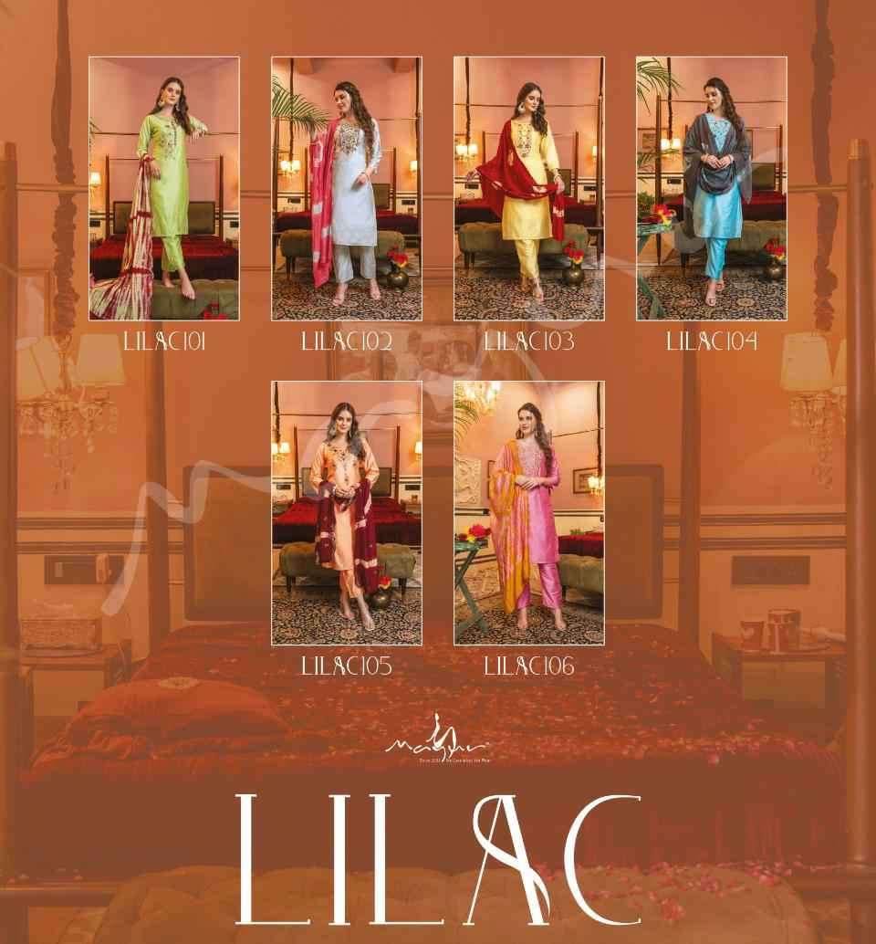 Lilac By Mayur 101 To 106 Series Beautiful Festive Suits Colorful Stylish Fancy Casual Wear & Ethnic Wear Heavy Modal Dresses At Wholesale Price