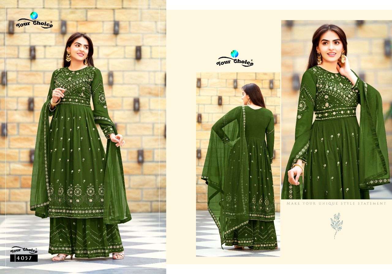 BIBA VOL 2 BY YOUR CHOICE 4054 TO 4058 SERIES BEAUTIFUL SHARARA SUITS COLORFUL STYLISH FANCY