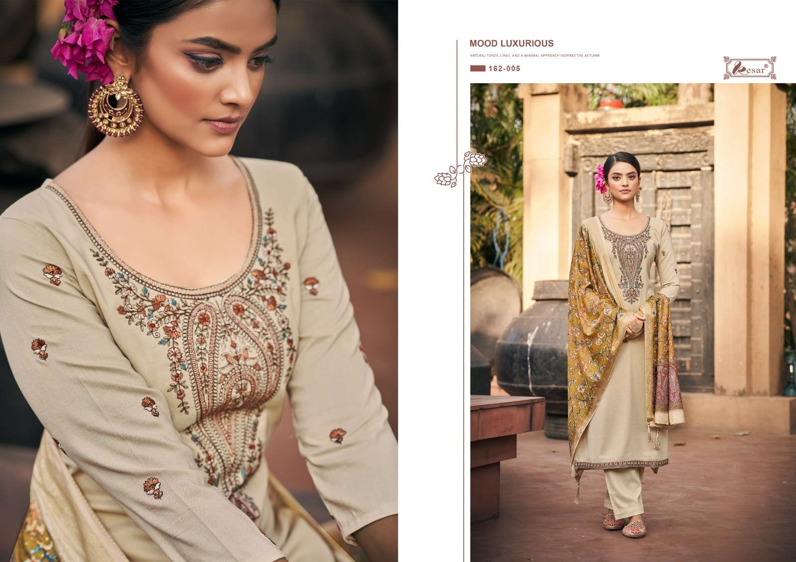Alfaz By Kesar 162-001 To 162-006 Series Designer Festive Suits Collection Beautiful Stylish Fancy Colorful Party Wear & Occasional Wear Muslin Linen Silk Dresses At Wholesale Price