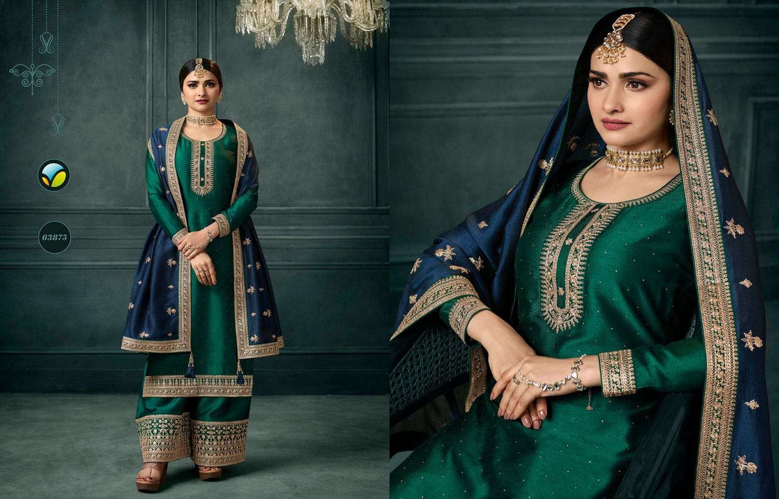 Kaseesh Shaheen Vol-4 By Vinay Fashion 63871 To 63876 Series Designer Festive Suits Beautiful Fancy Colorful Stylish Party Wear & Occasional Wear Silk Georgette Embroidered Dresses At Wholesale Price
