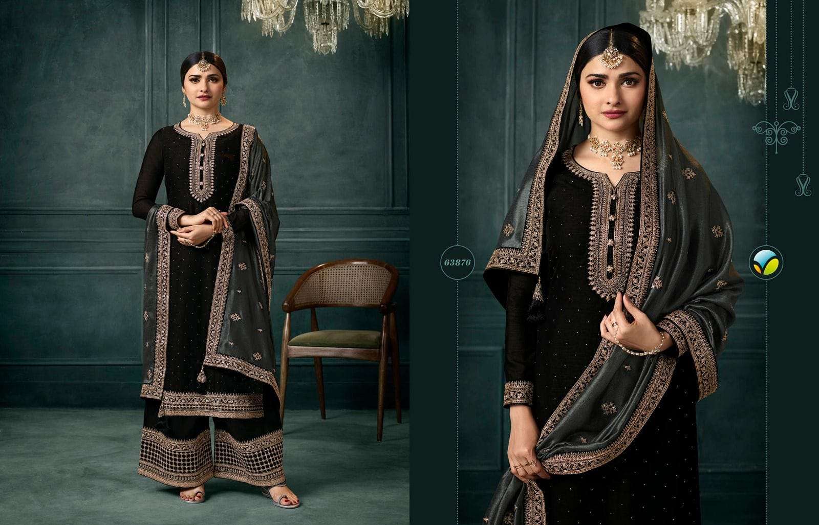 Kaseesh Shaheen Vol-4 By Vinay Fashion 63871 To 63876 Series Designer Festive Suits Beautiful Fancy Colorful Stylish Party Wear & Occasional Wear Silk Georgette Embroidered Dresses At Wholesale Price
